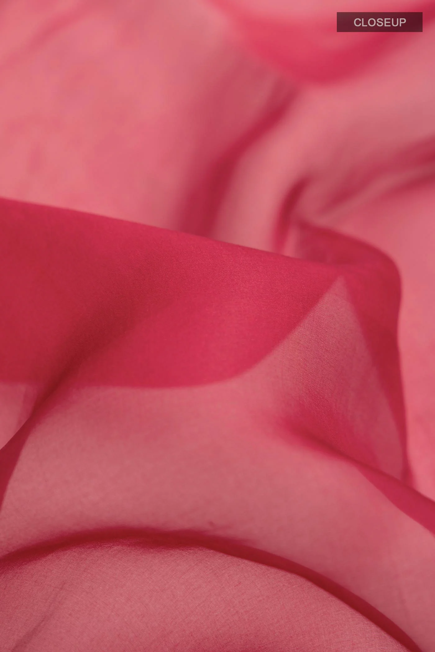 Aboli-Maroon Organza Silk Saree - Image 7