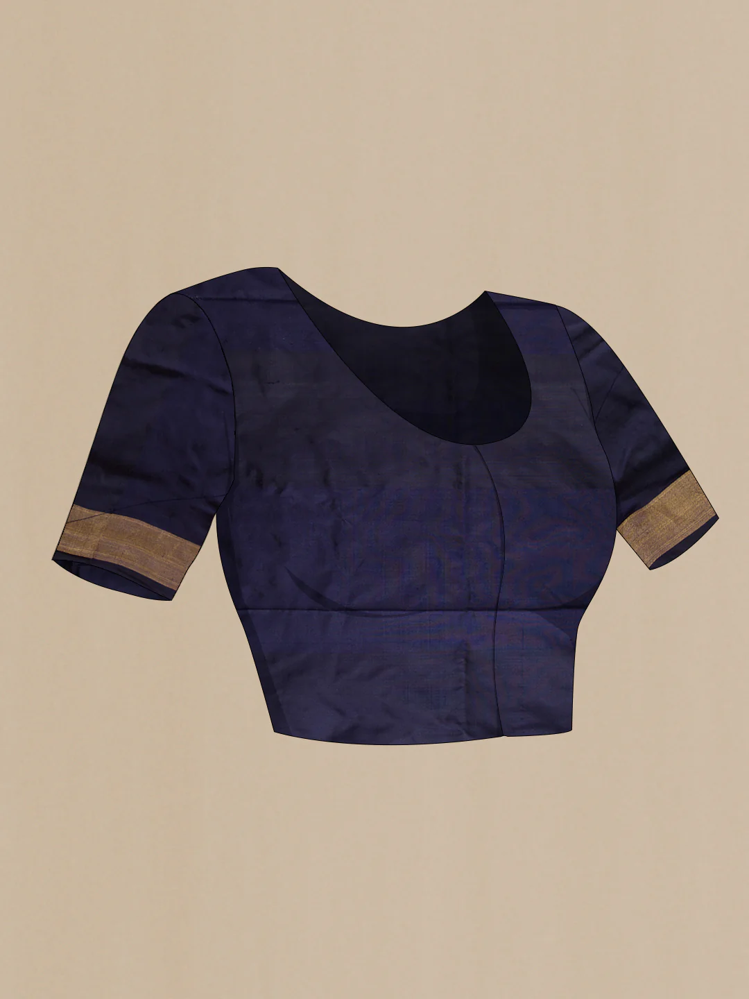Cream Pochampally Silk Saree - Image 4