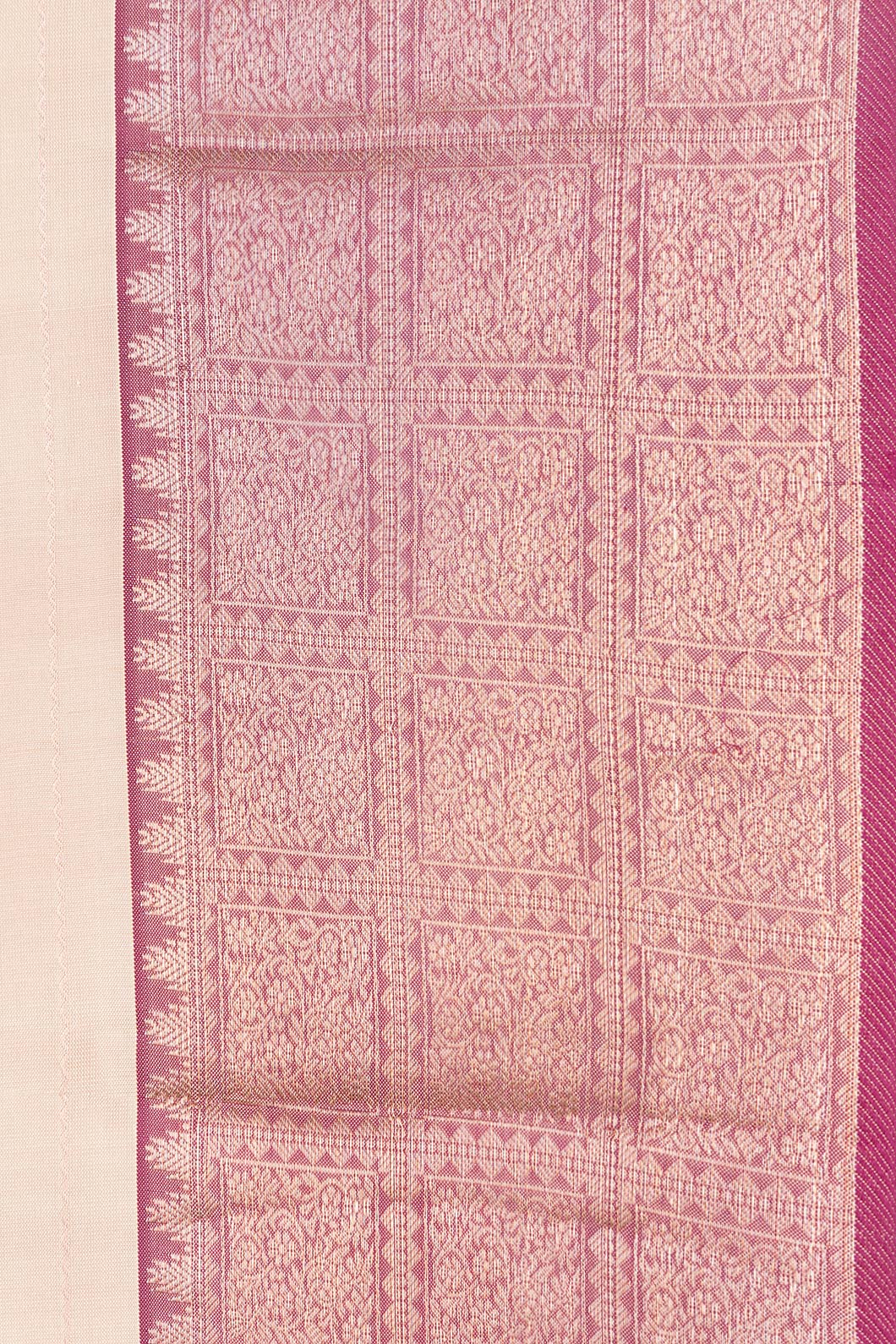 Sandal Kanchipuram Silk Saree - Image 3