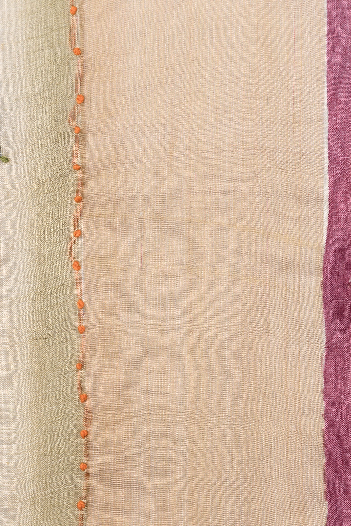 Multi Color Tussar Silk Saree - Image 3