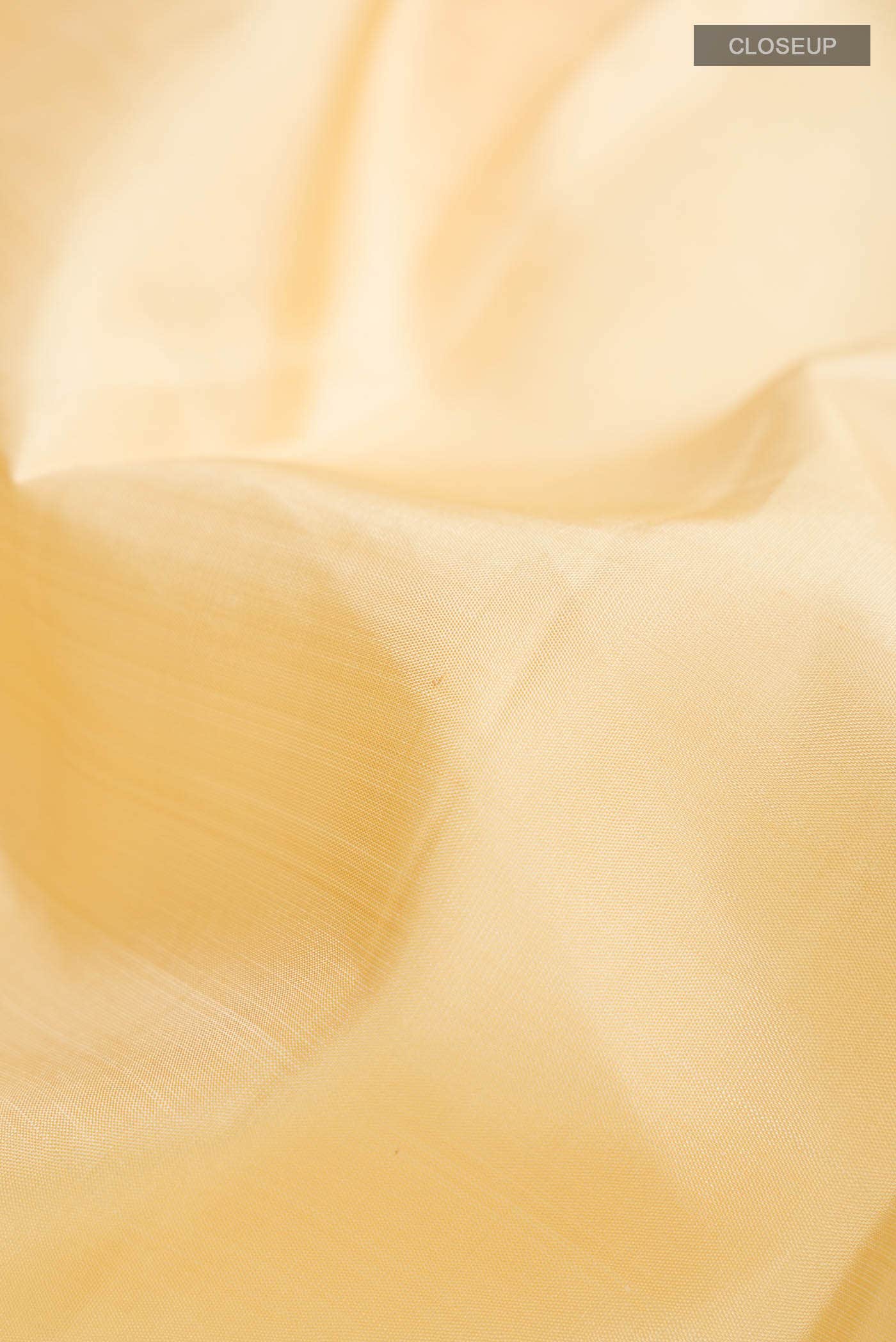 Beige Kanjivaram Silk Saree - Image 3