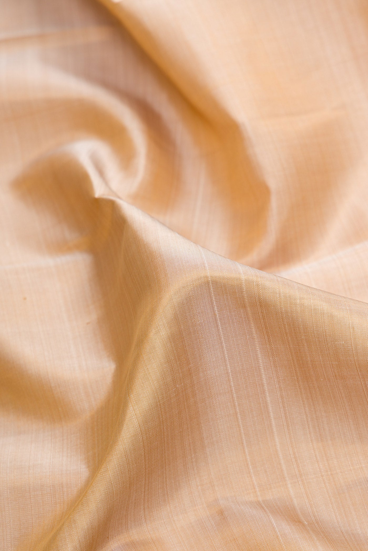 Pure Silk Pure Zari Beige Kanjivaram Saree - Image 2