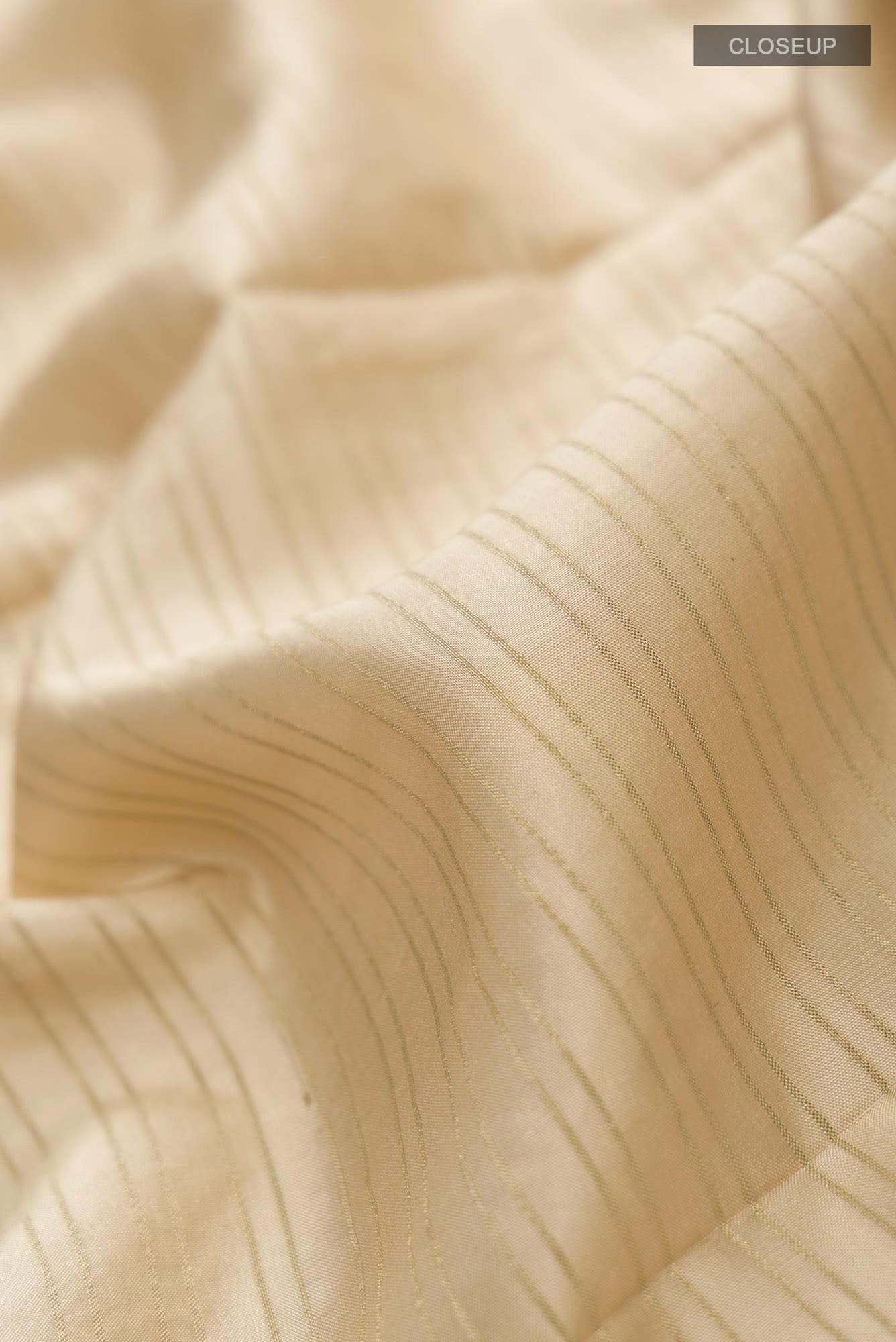 Beige Soft Silk Saree - Image 3