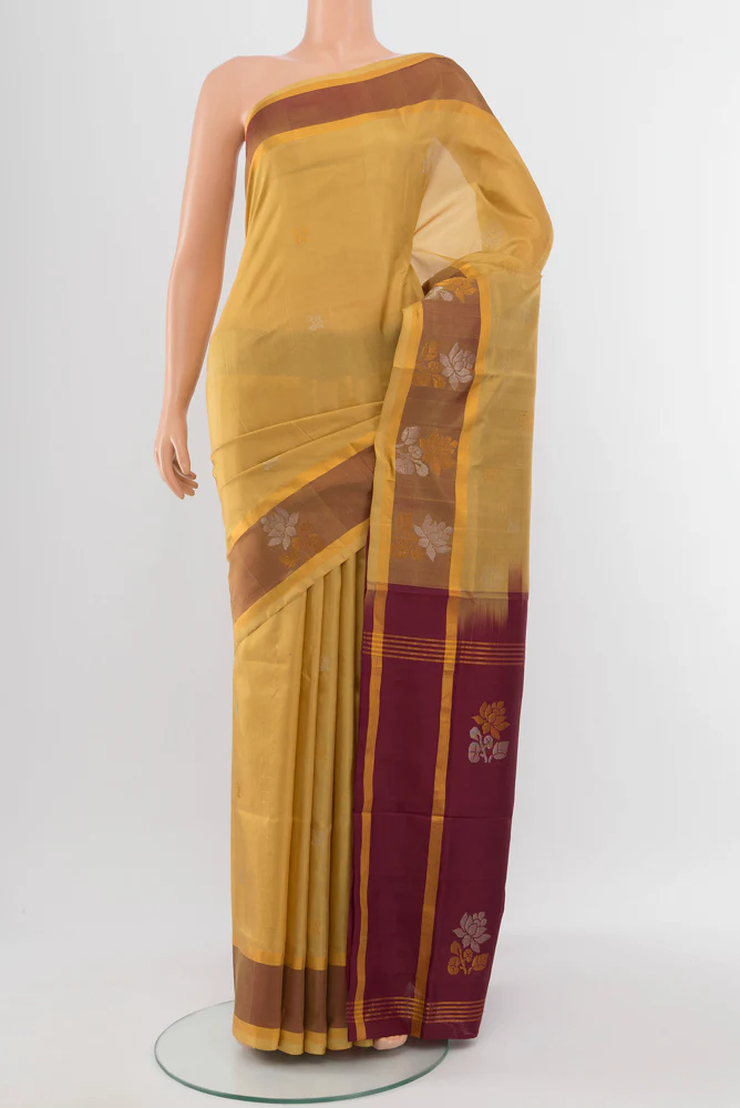 Sandal Uppada Silk Saree