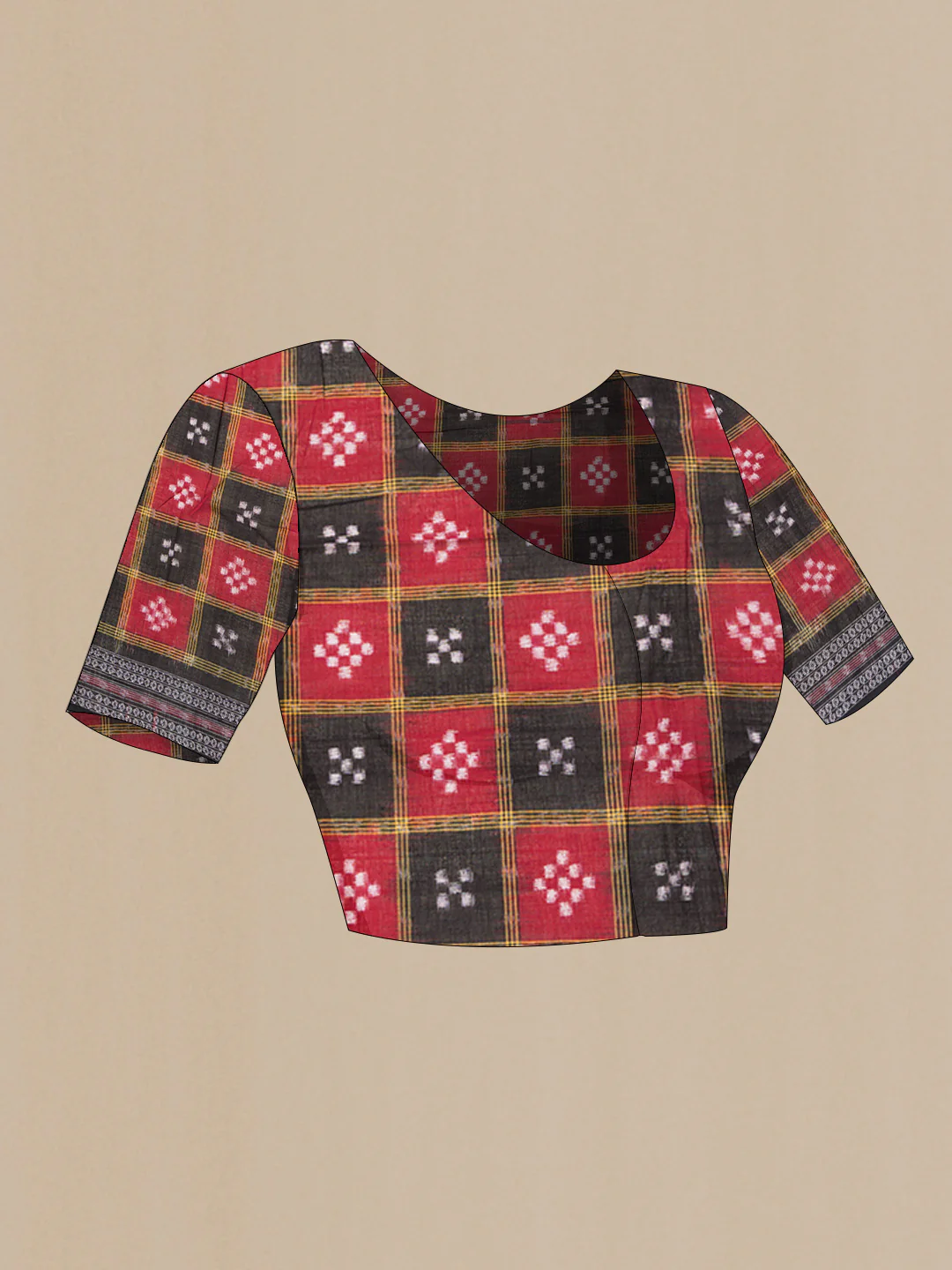 Multi Color Orissa Cotton Saree - Image 4