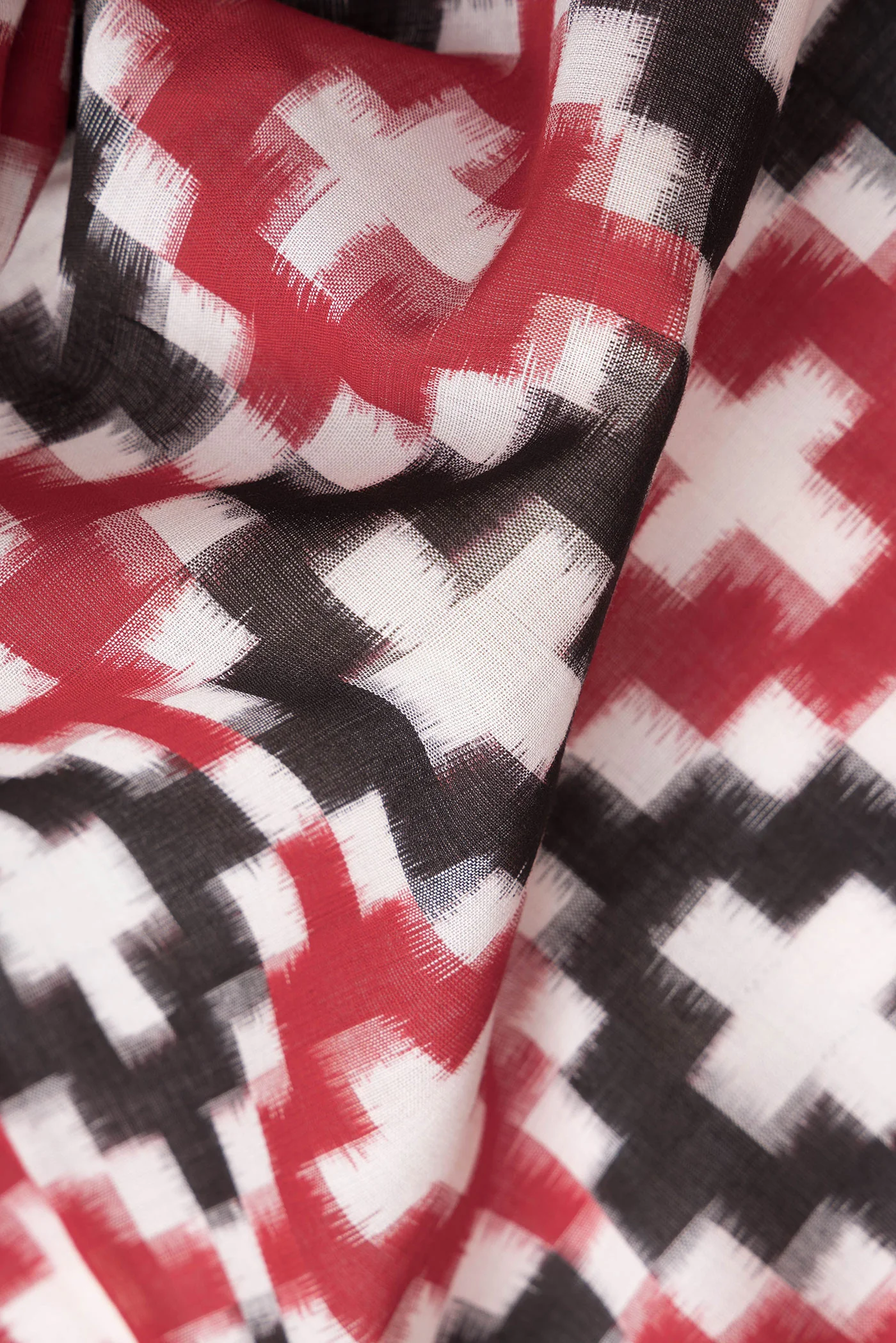 Multi Color Pochampally Cotton Saree - Image 2