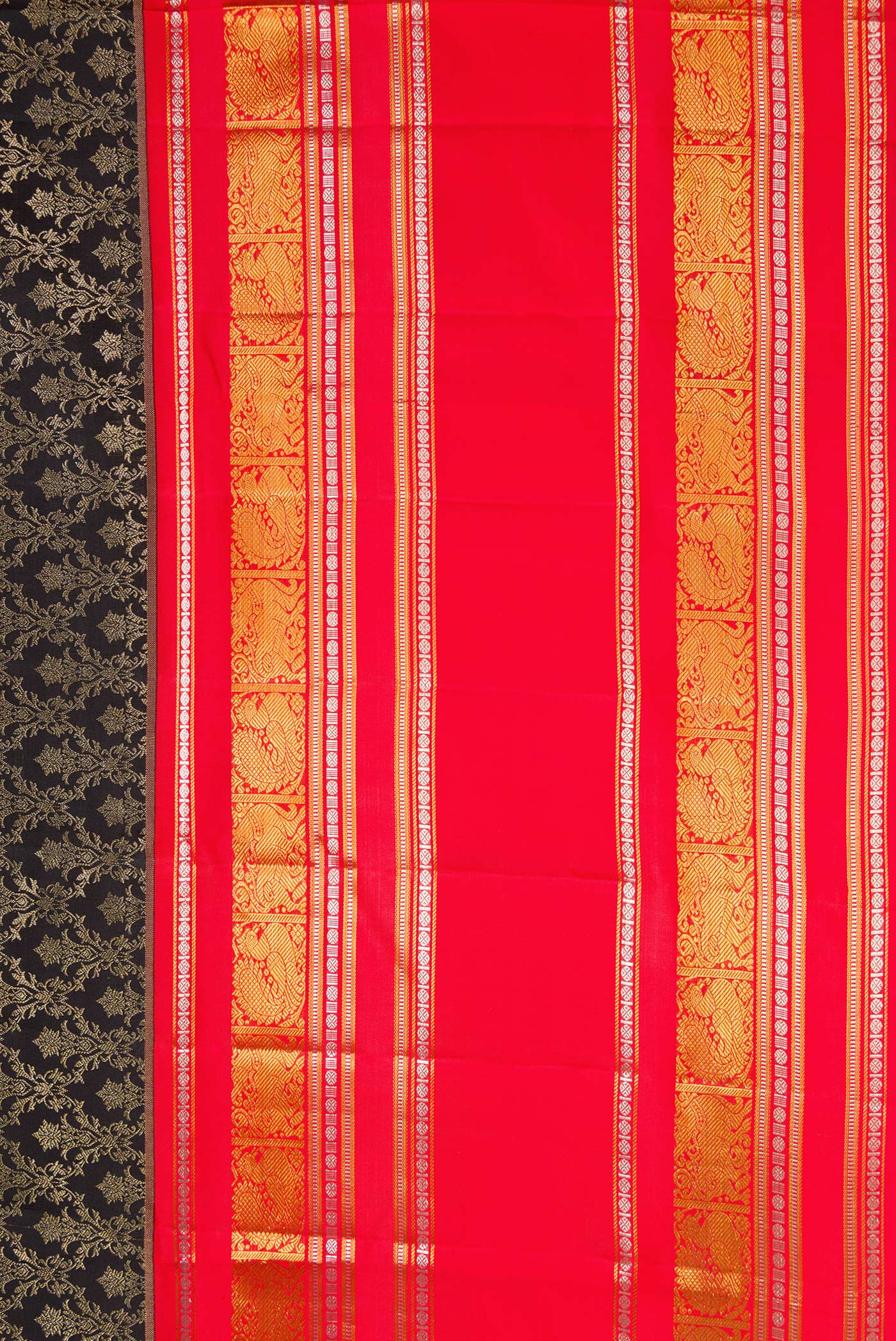 Black Kanjivaram Silk Saree - Image 3
