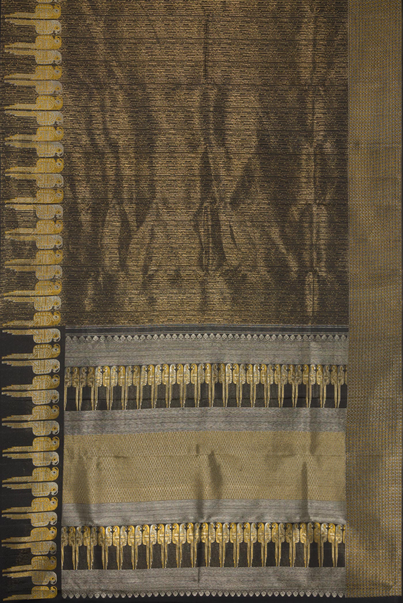 Black Kanjivaram Silk Saree - Image 6