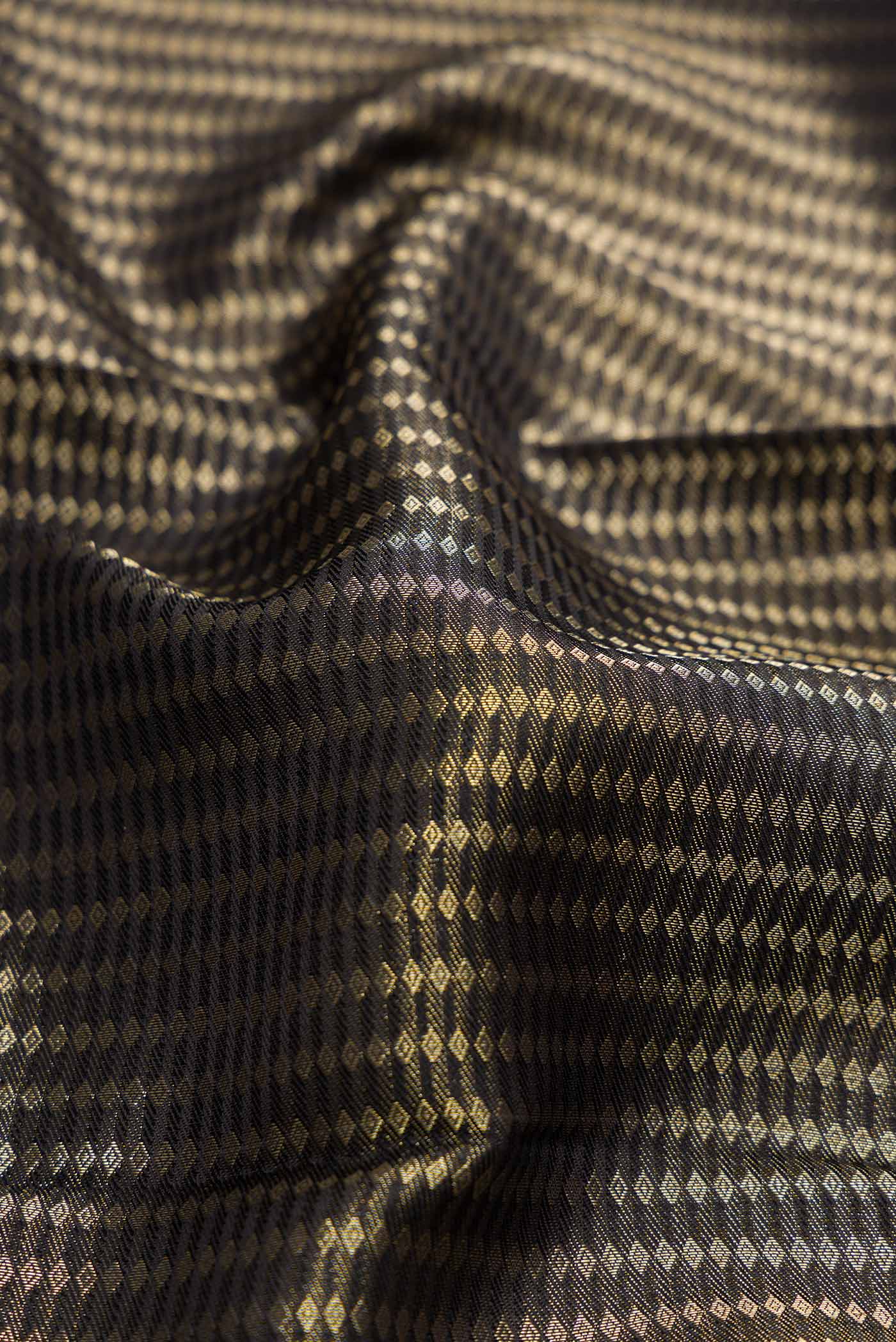 Black Kanjivaram Silk Saree - Image 2