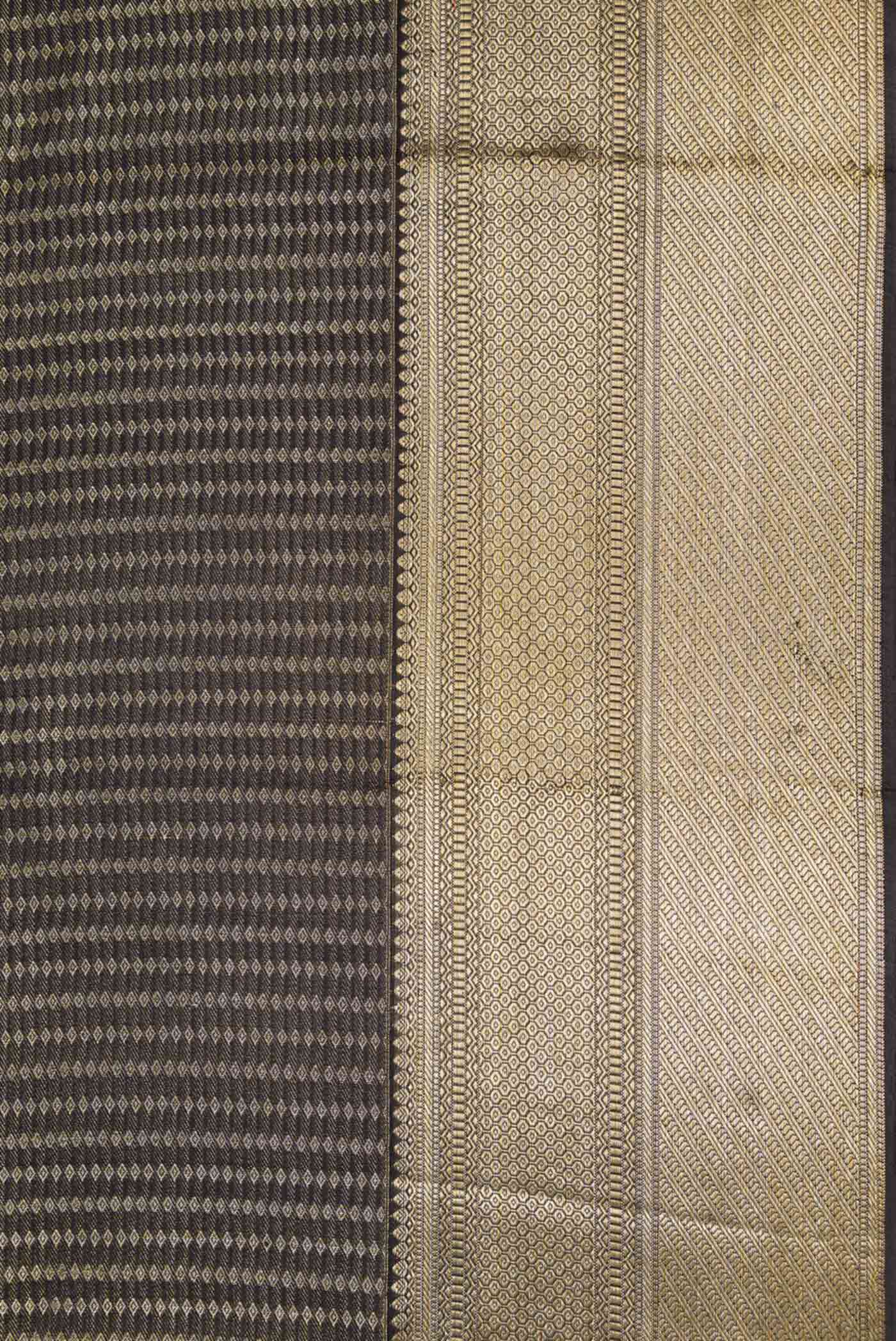 Black Kanjivaram Silk Saree - Image 3