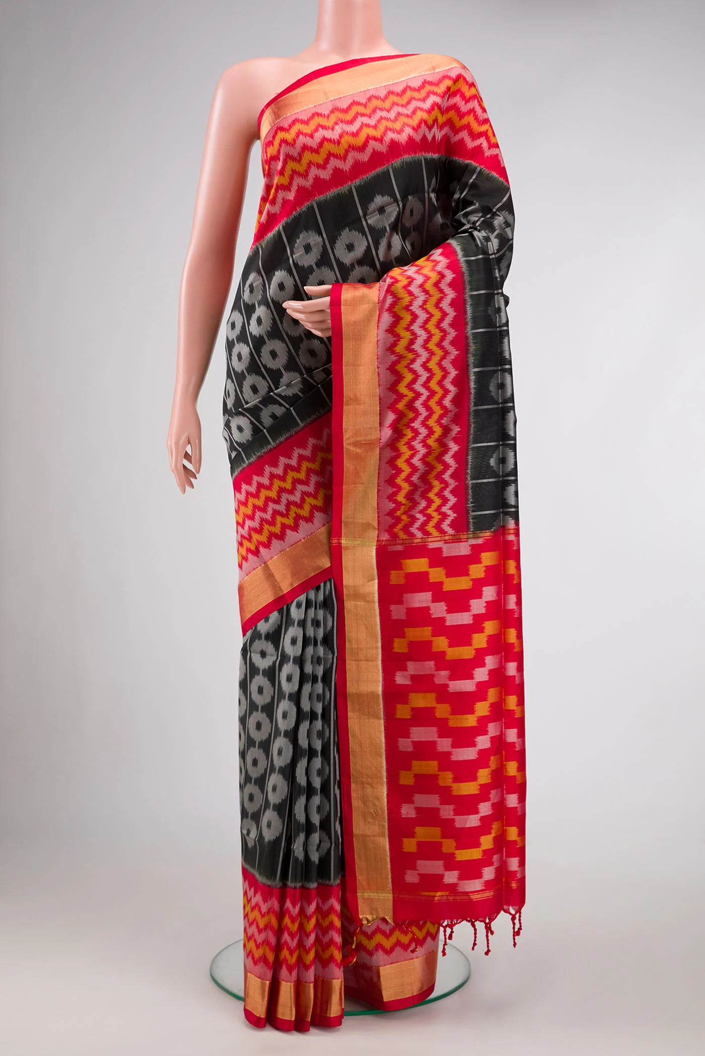 Black Soft Silk Saree