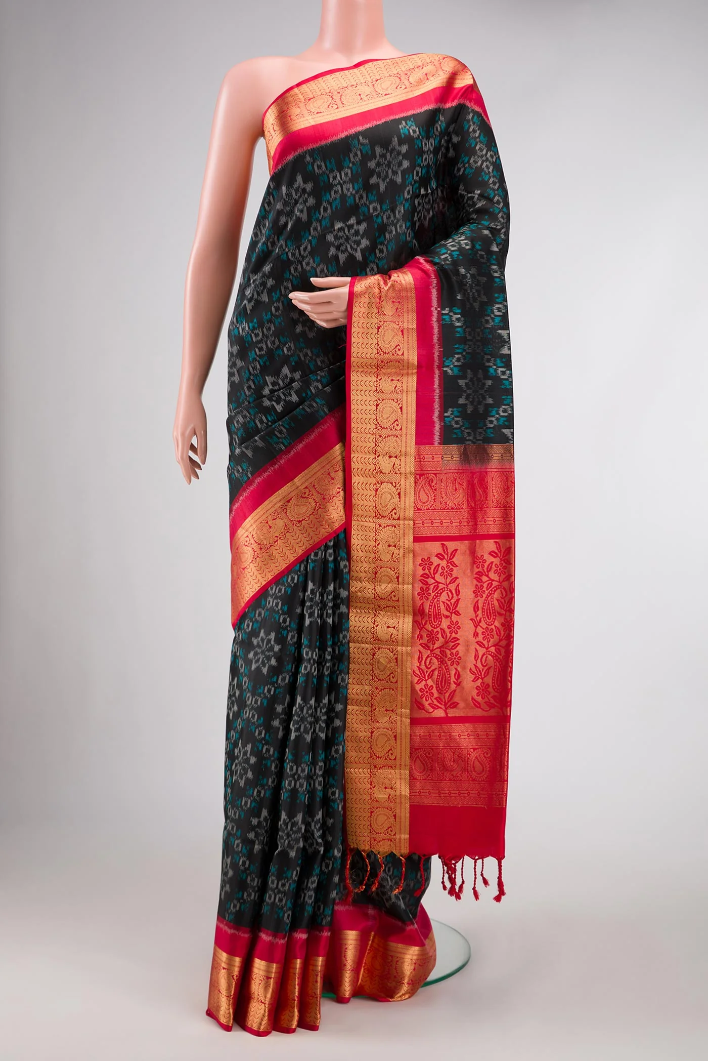 Black Soft Silk Saree