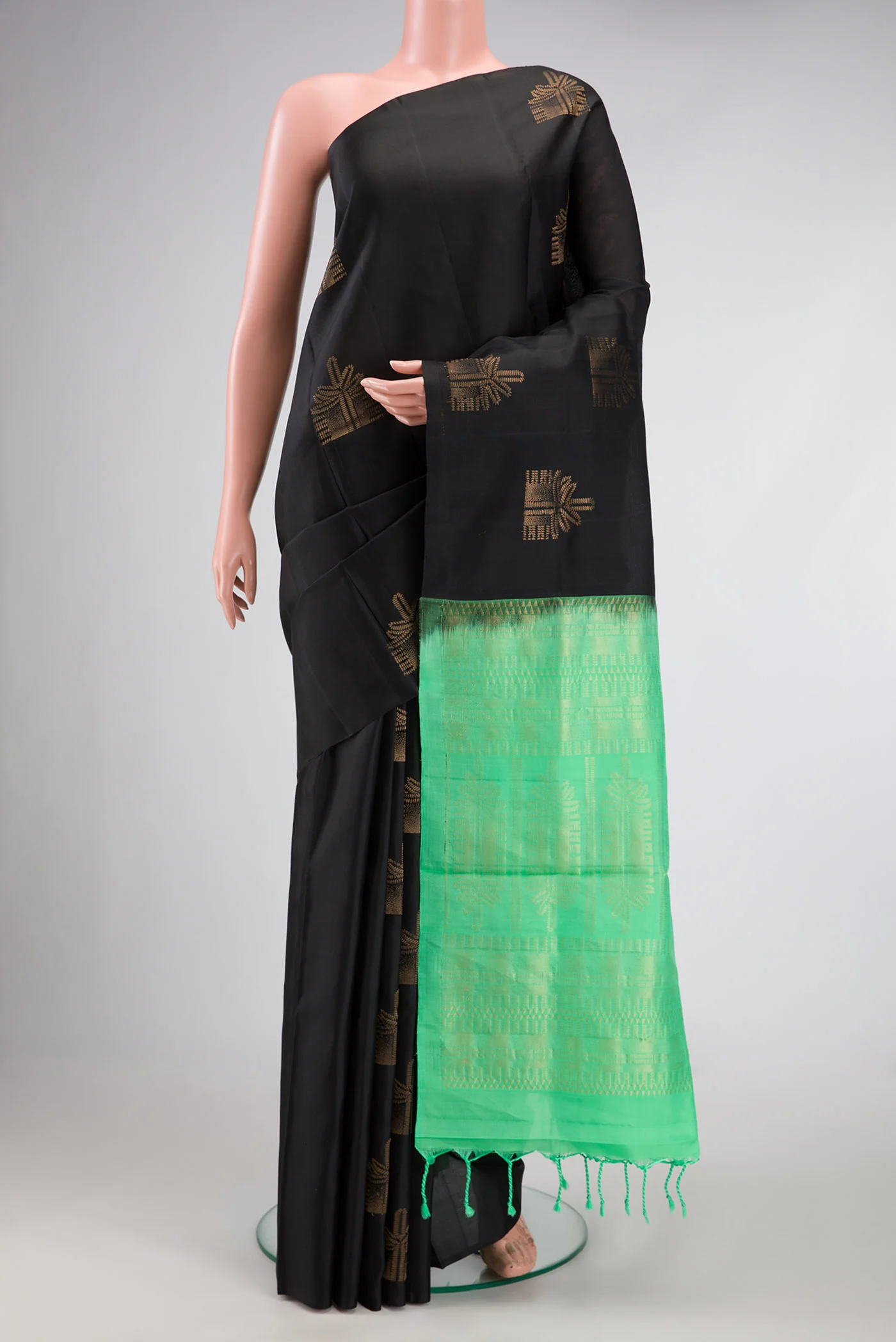 Black Soft Silk Saree