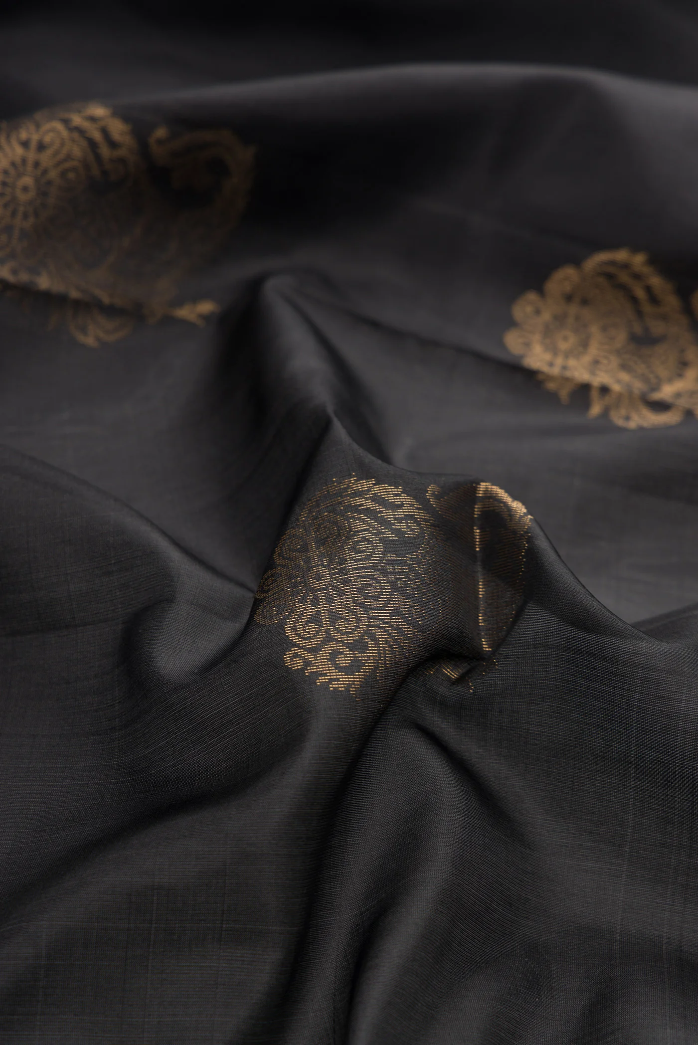 Black Soft Silk Saree - Image 3