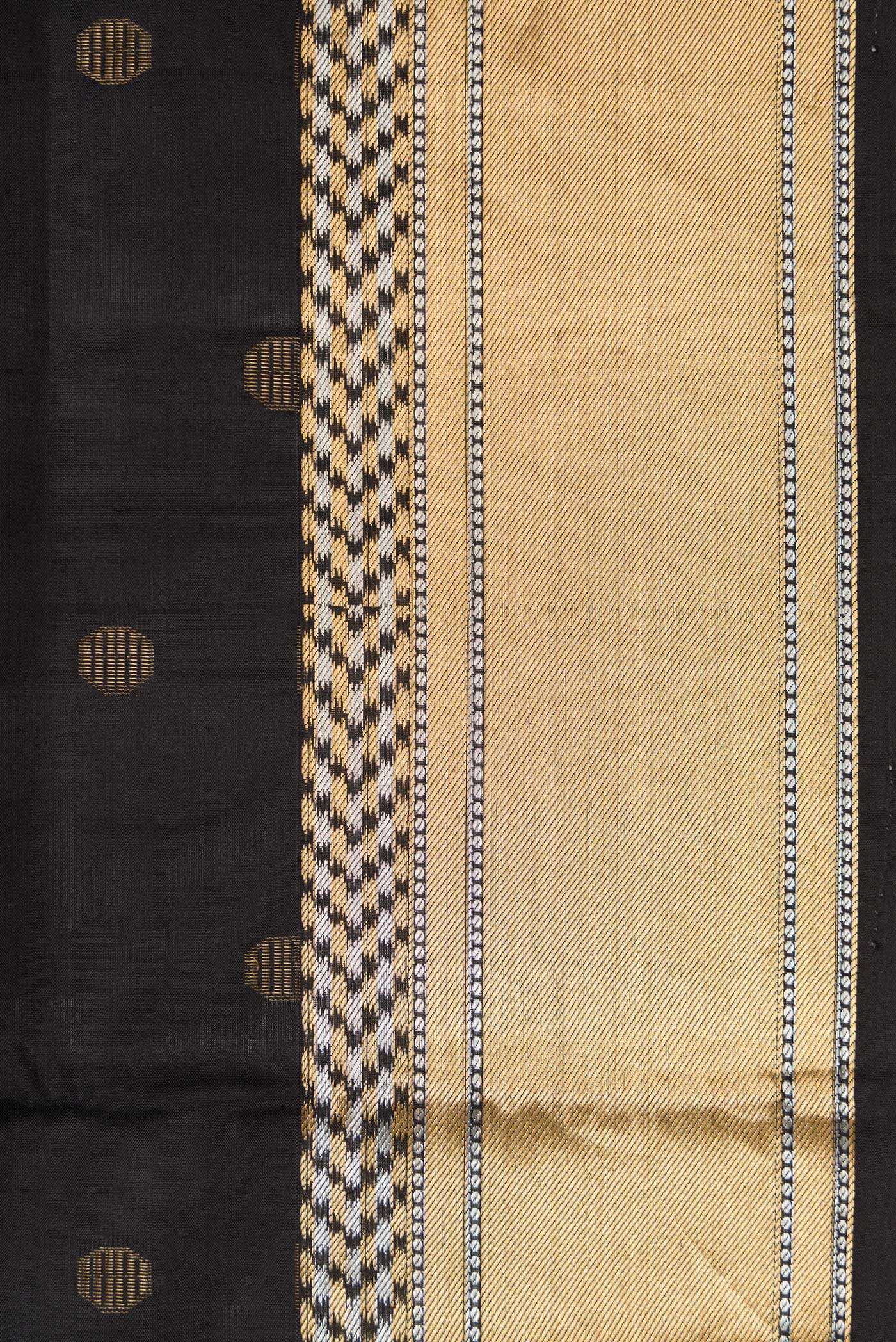 Black Soft Silk Saree - Image 3