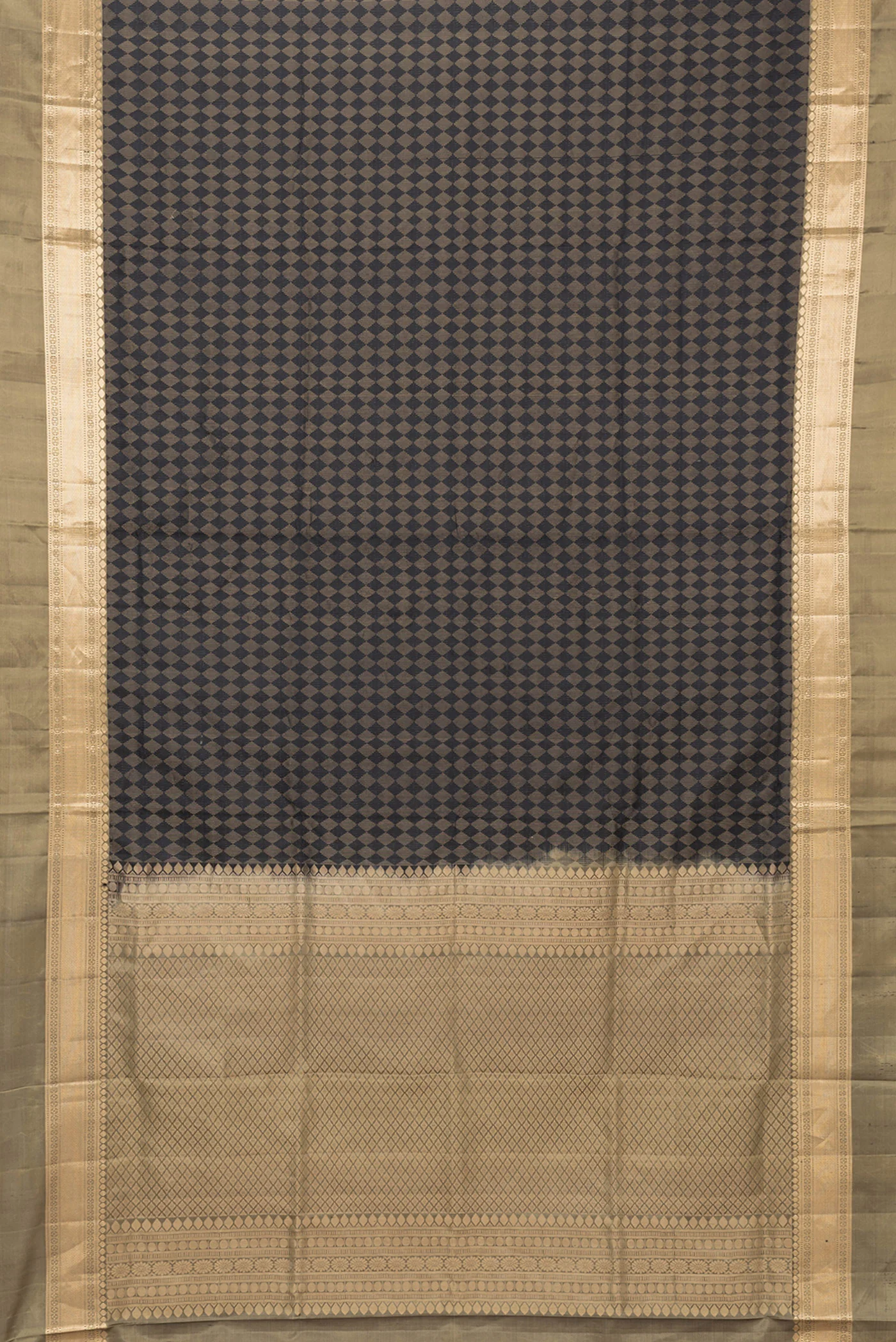 Black Soft Silk Saree - Image 6