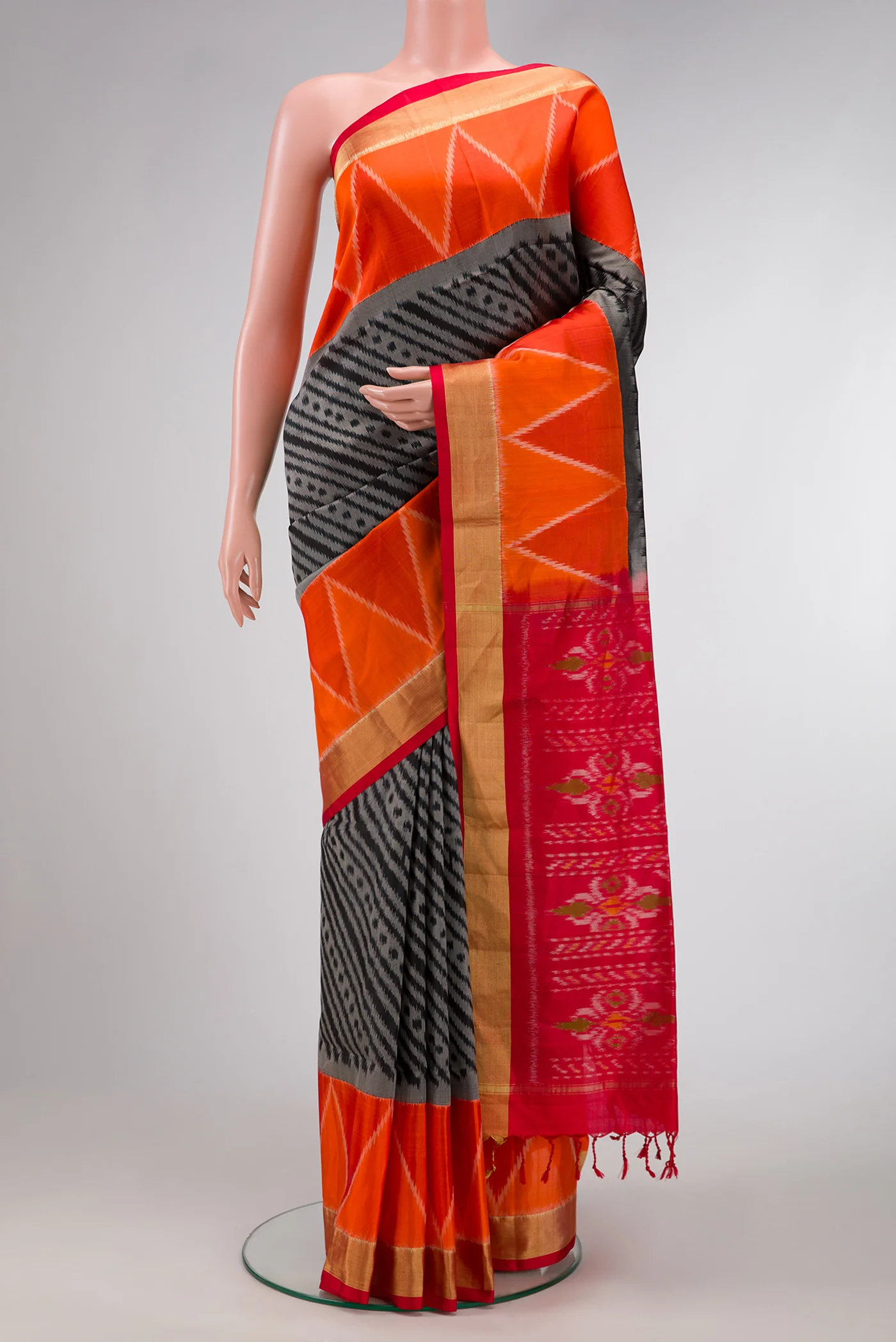Black Soft Silk Saree