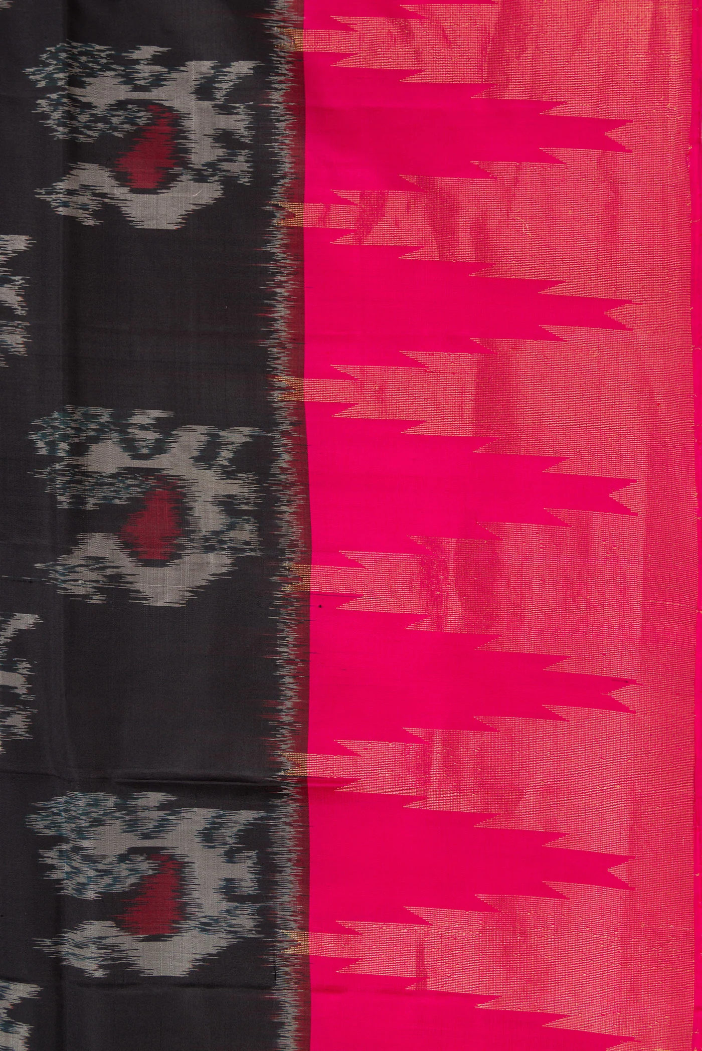 Black Soft Silk Saree - Image 3