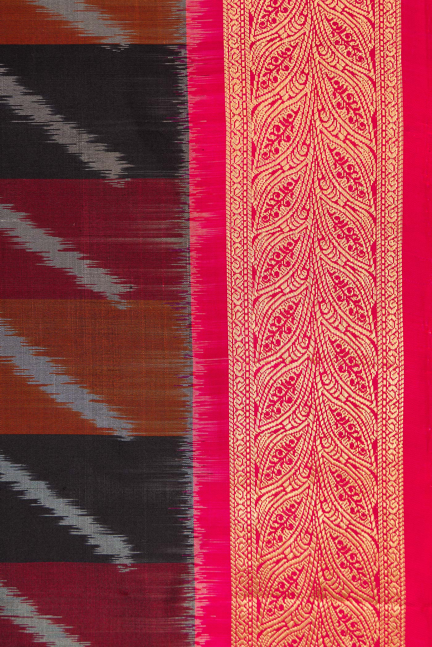Multi Color Soft Silk Saree - Image 3