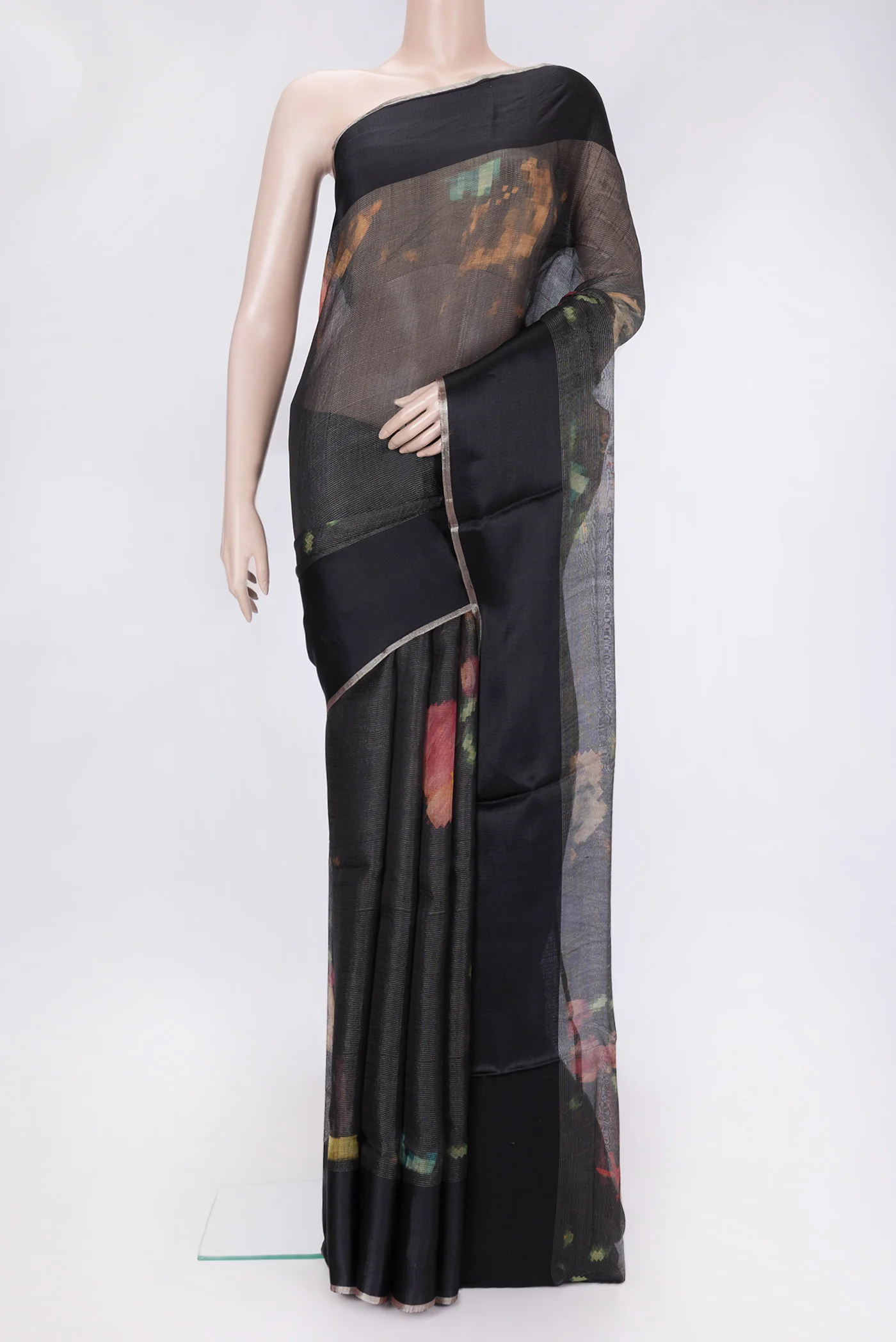 Black Kota Silk Saree