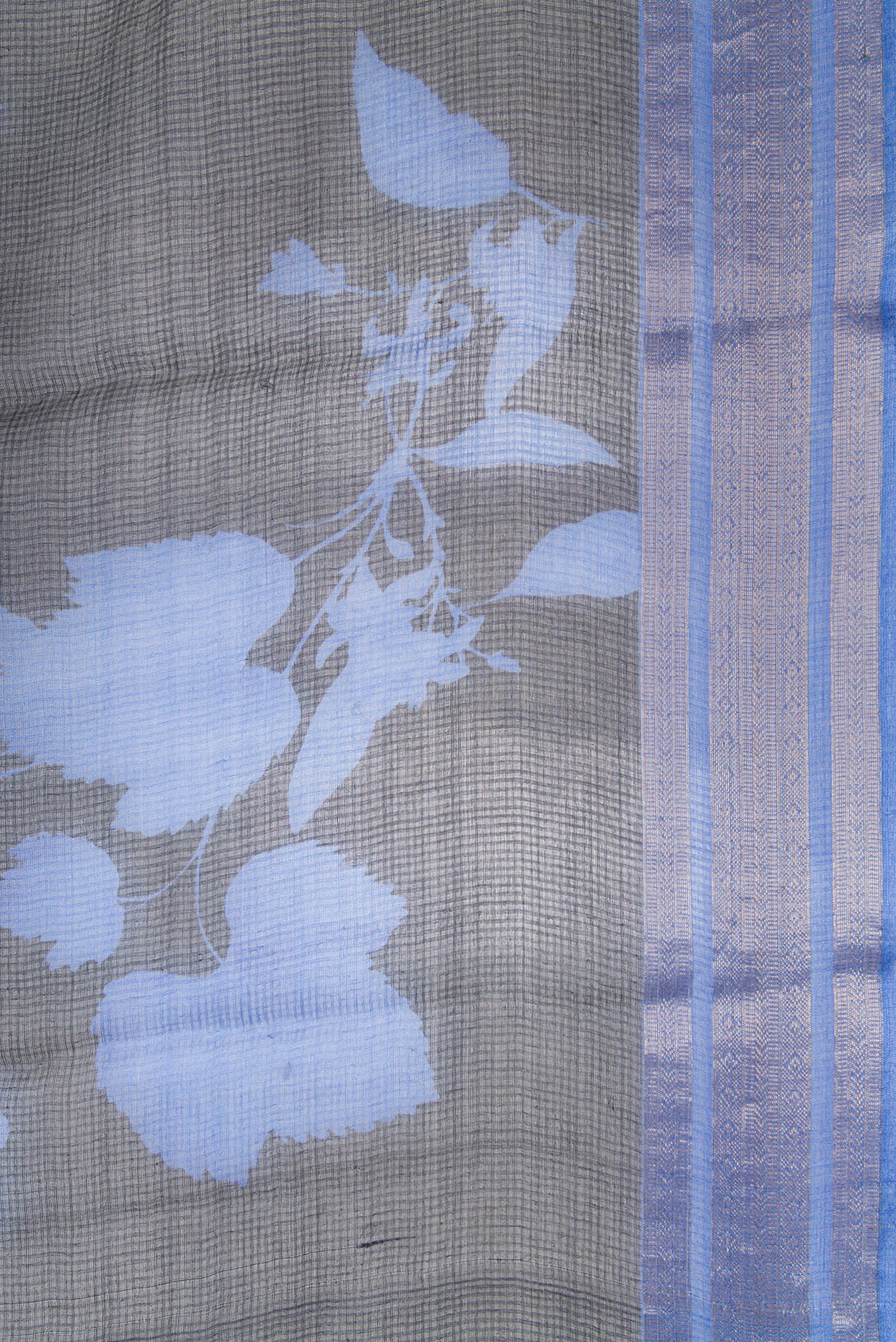 Black Tussar Silk Saree - Image 3