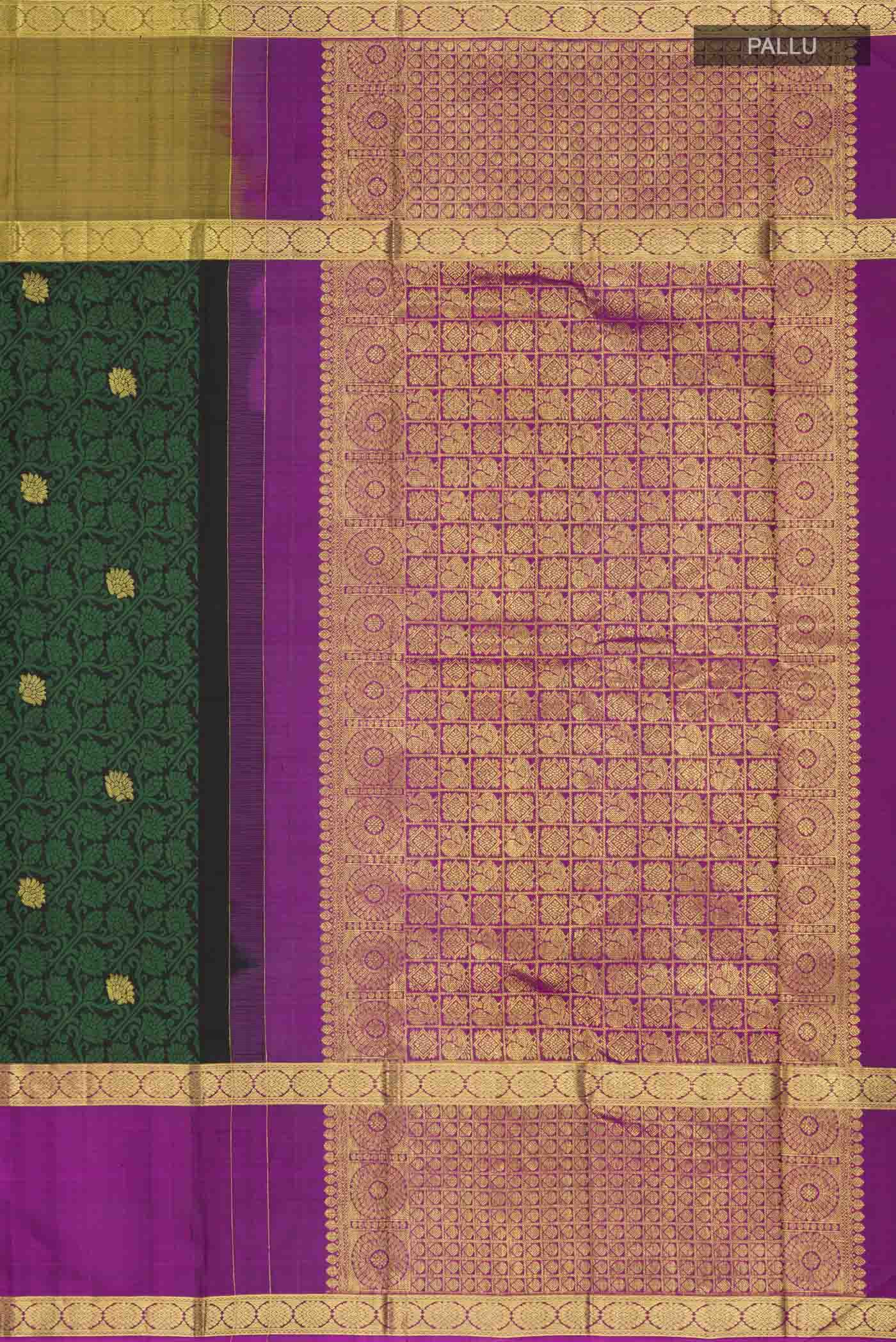 Black Kanjivaram Silk Saree - Image 7