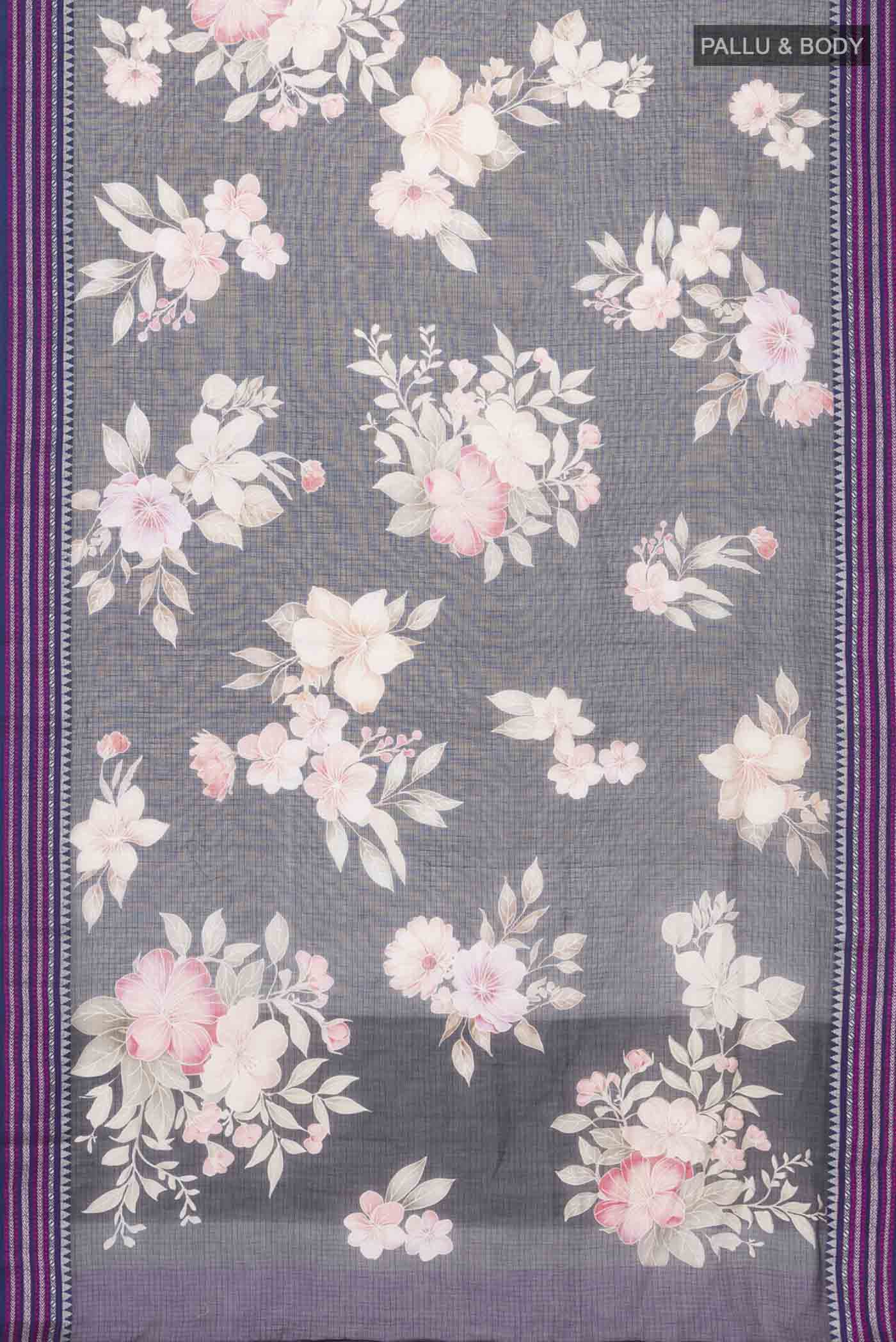 Black Kota Silk Saree - Image 3