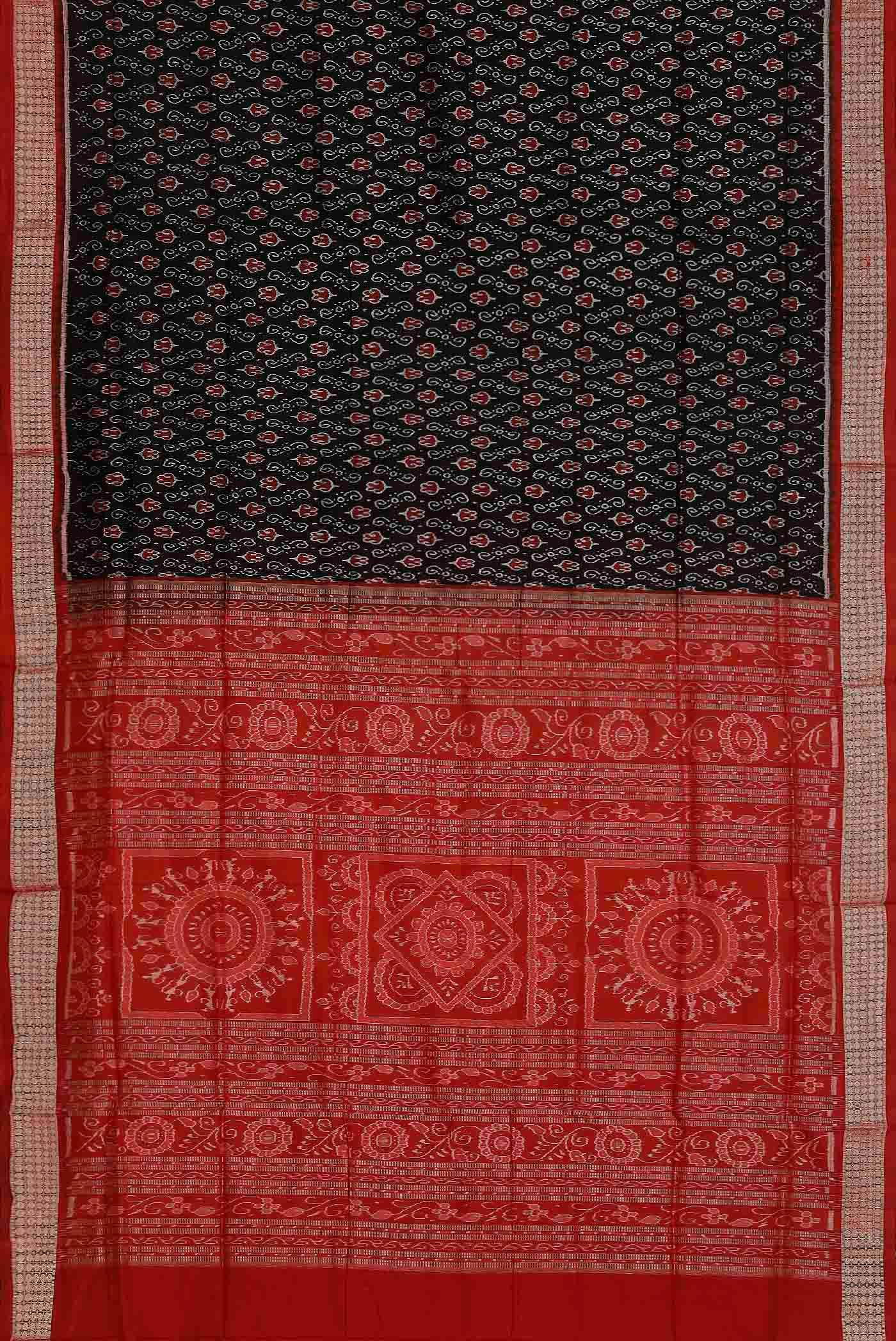 Black Orissa Silk Saree - Image 4