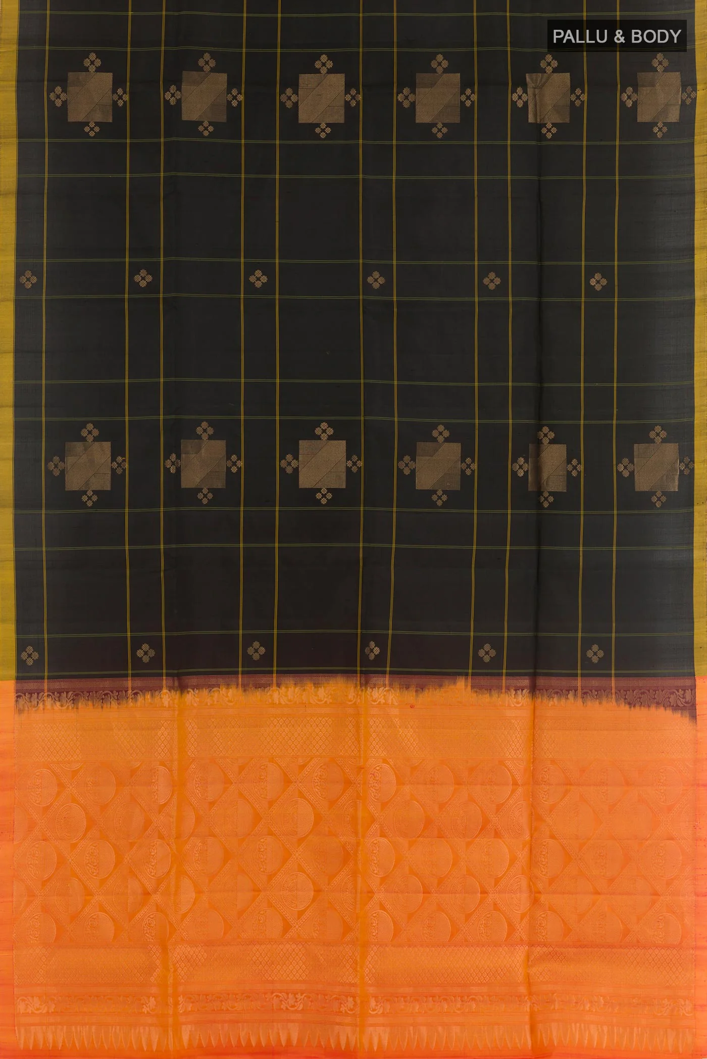 Black Soft Silk Saree - Image 3