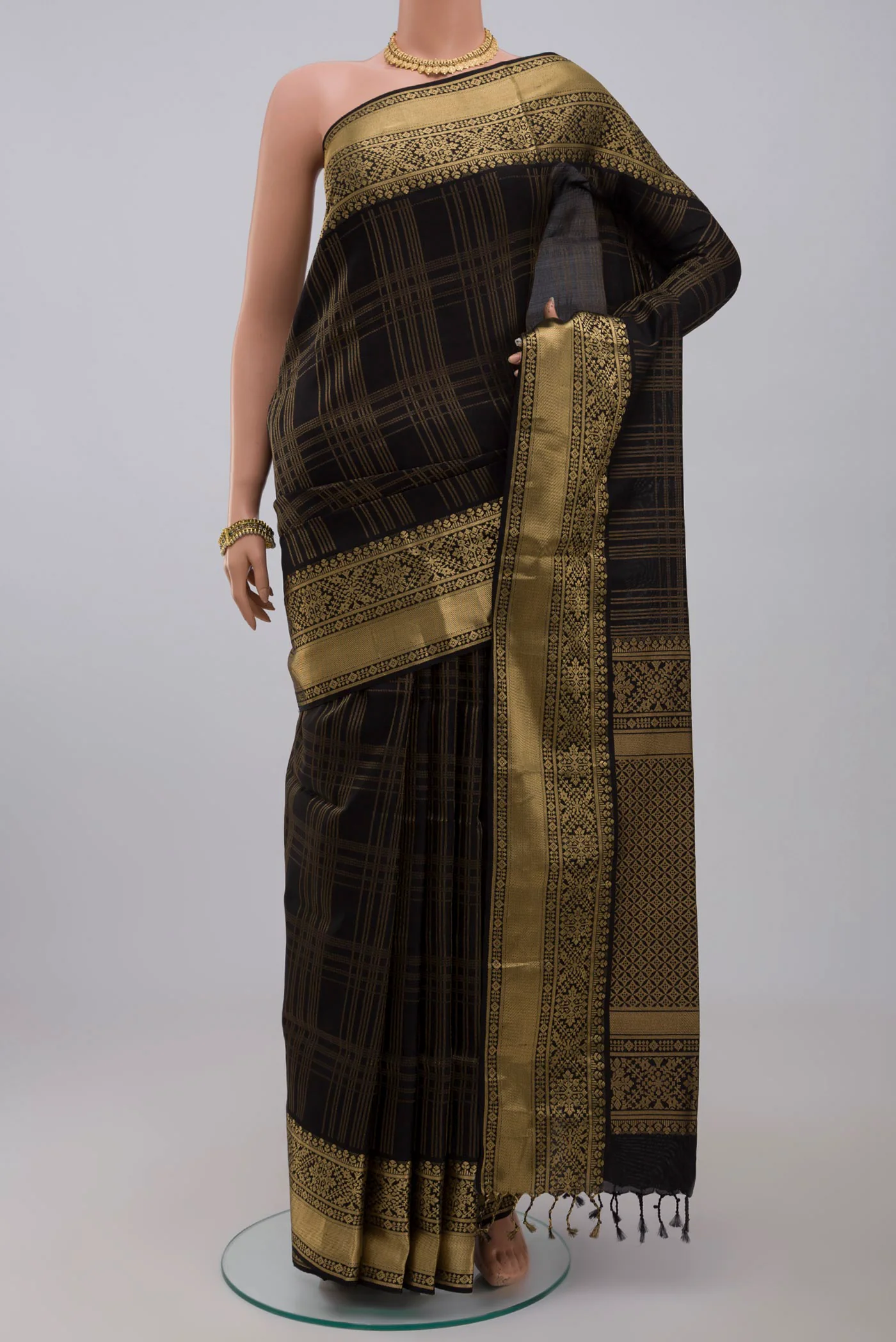 Black Soft Silk Saree