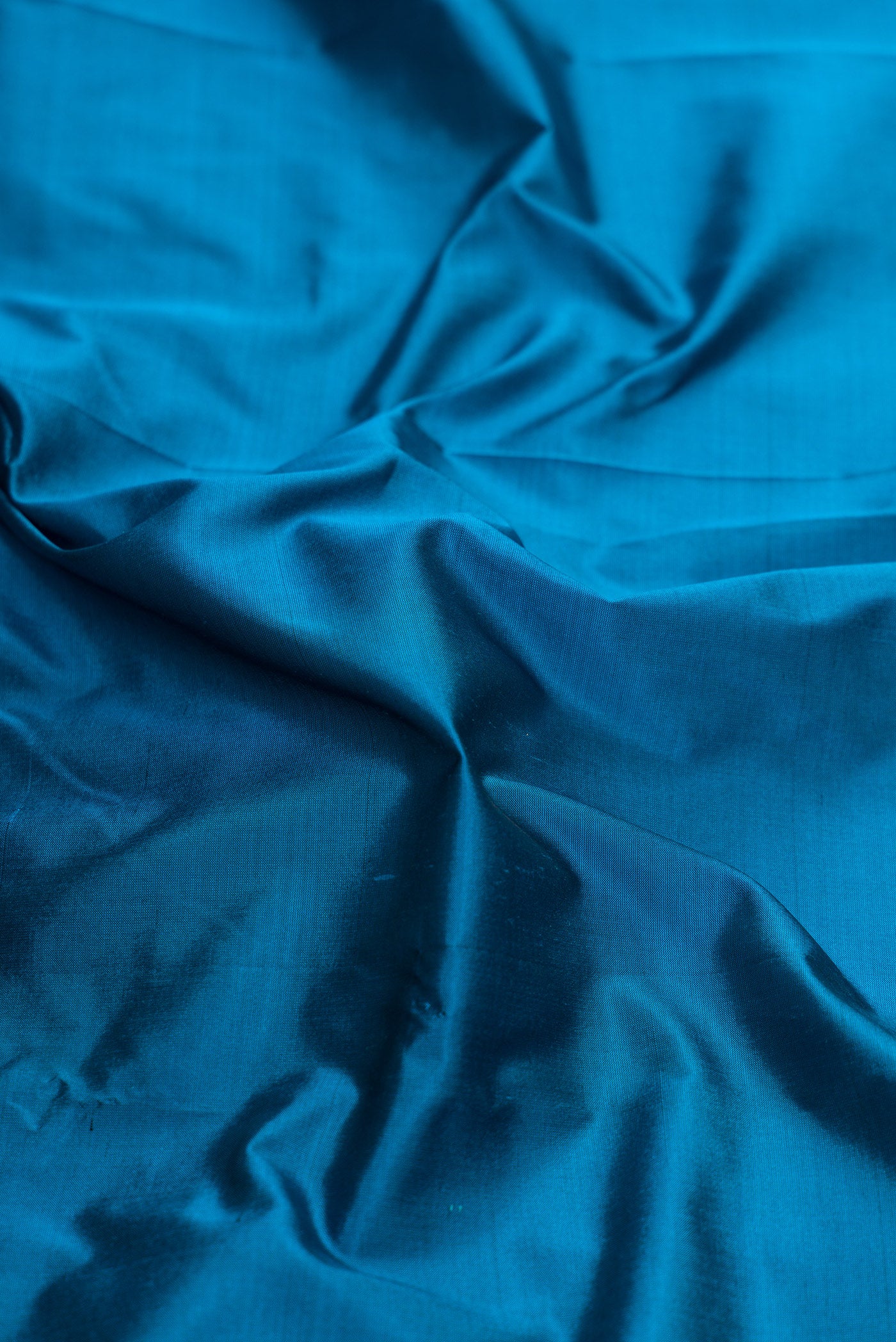 Blue Bangalore Silk Saree - Image 2