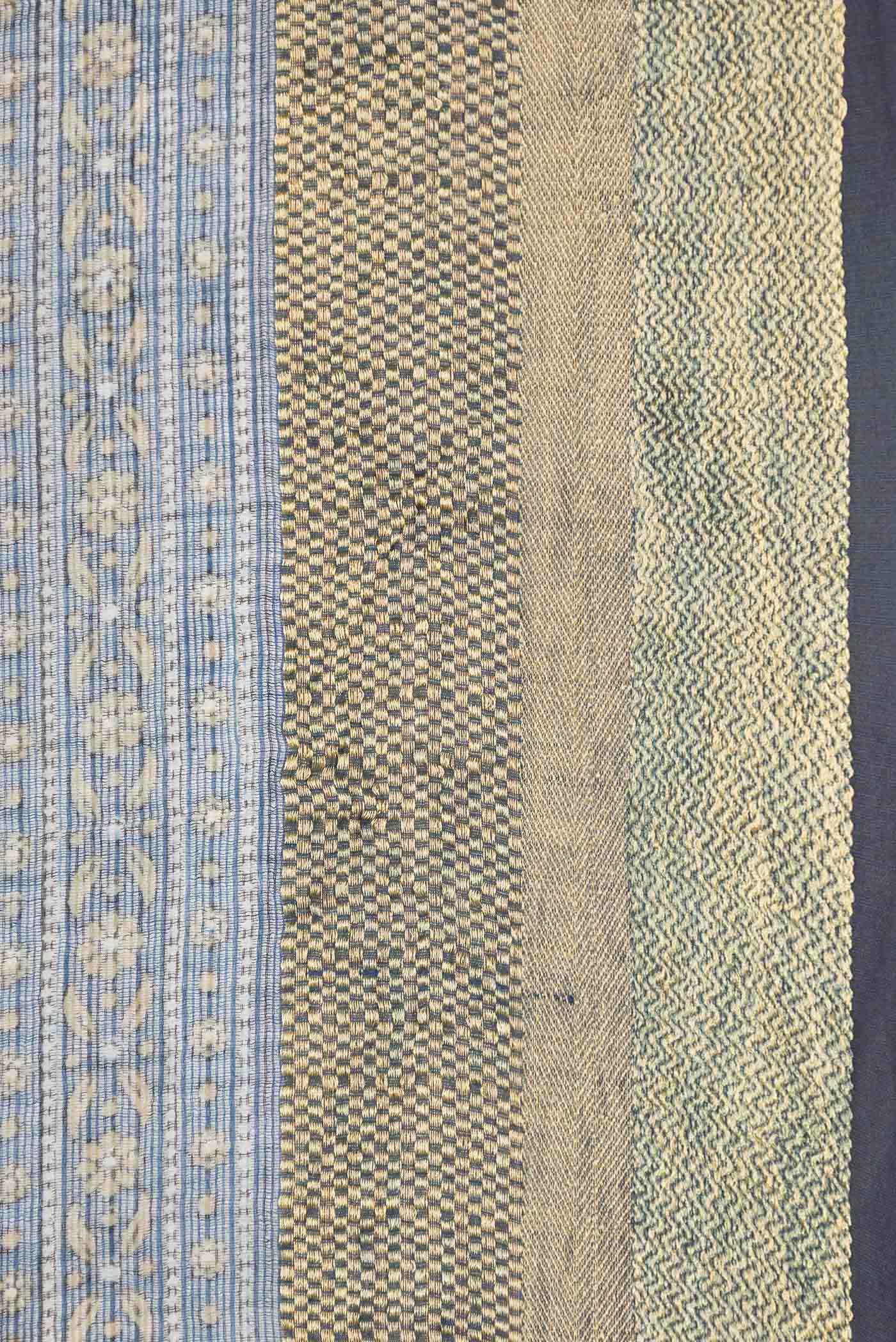 Blue Dual Tone Kota Silk Saree - Image 3