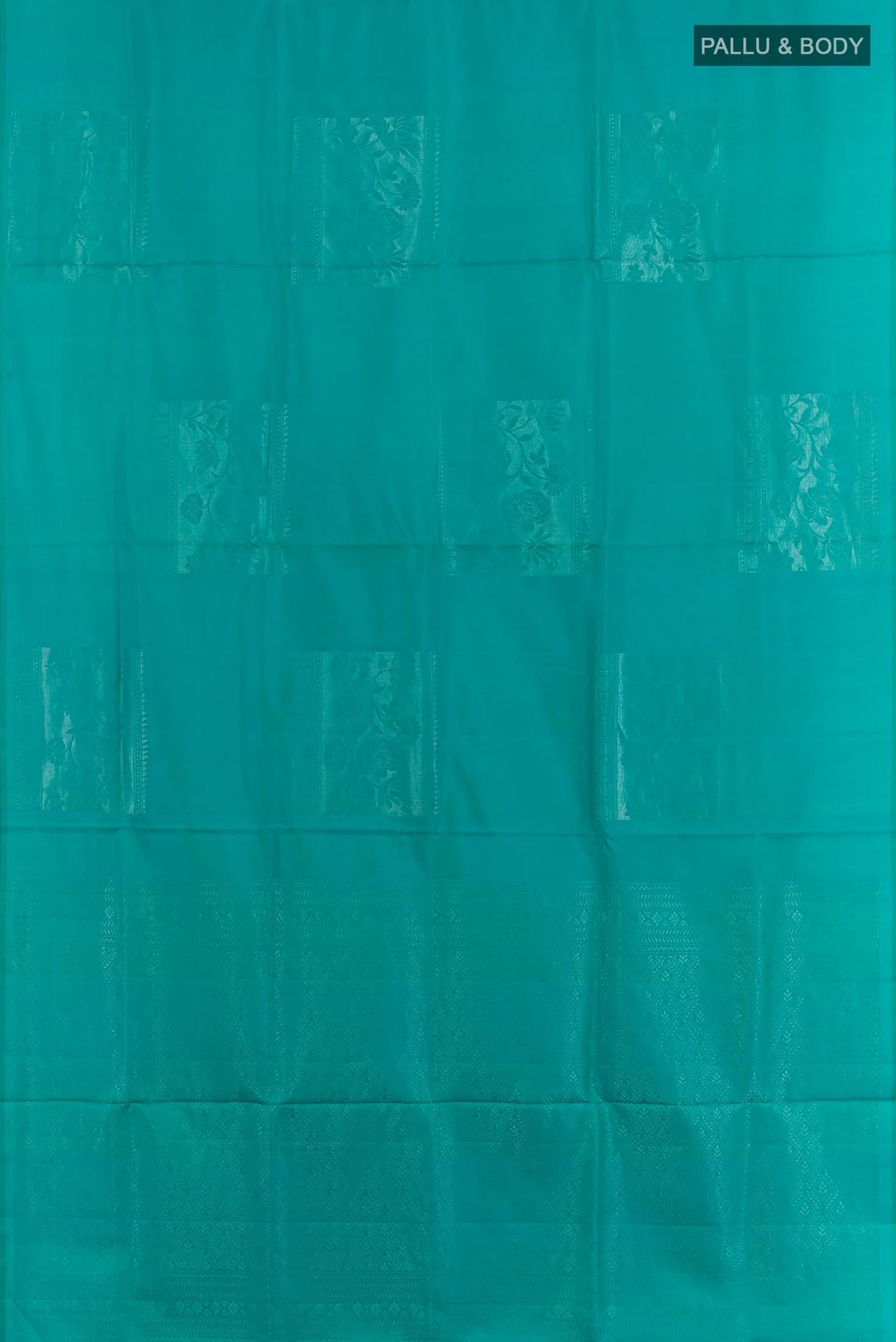 Blue Soft Silk Saree - Image 3