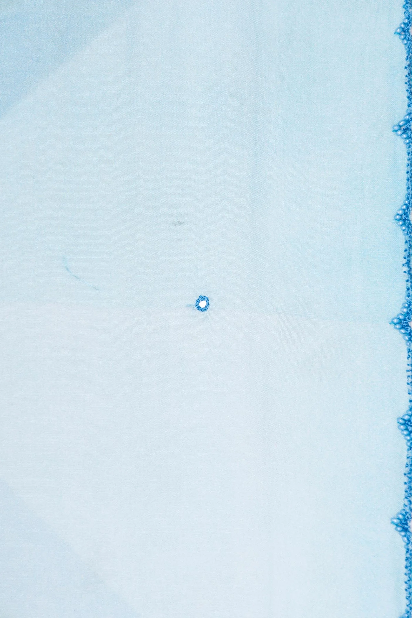 Blue Dual Tone Tussar Saree - Image 3