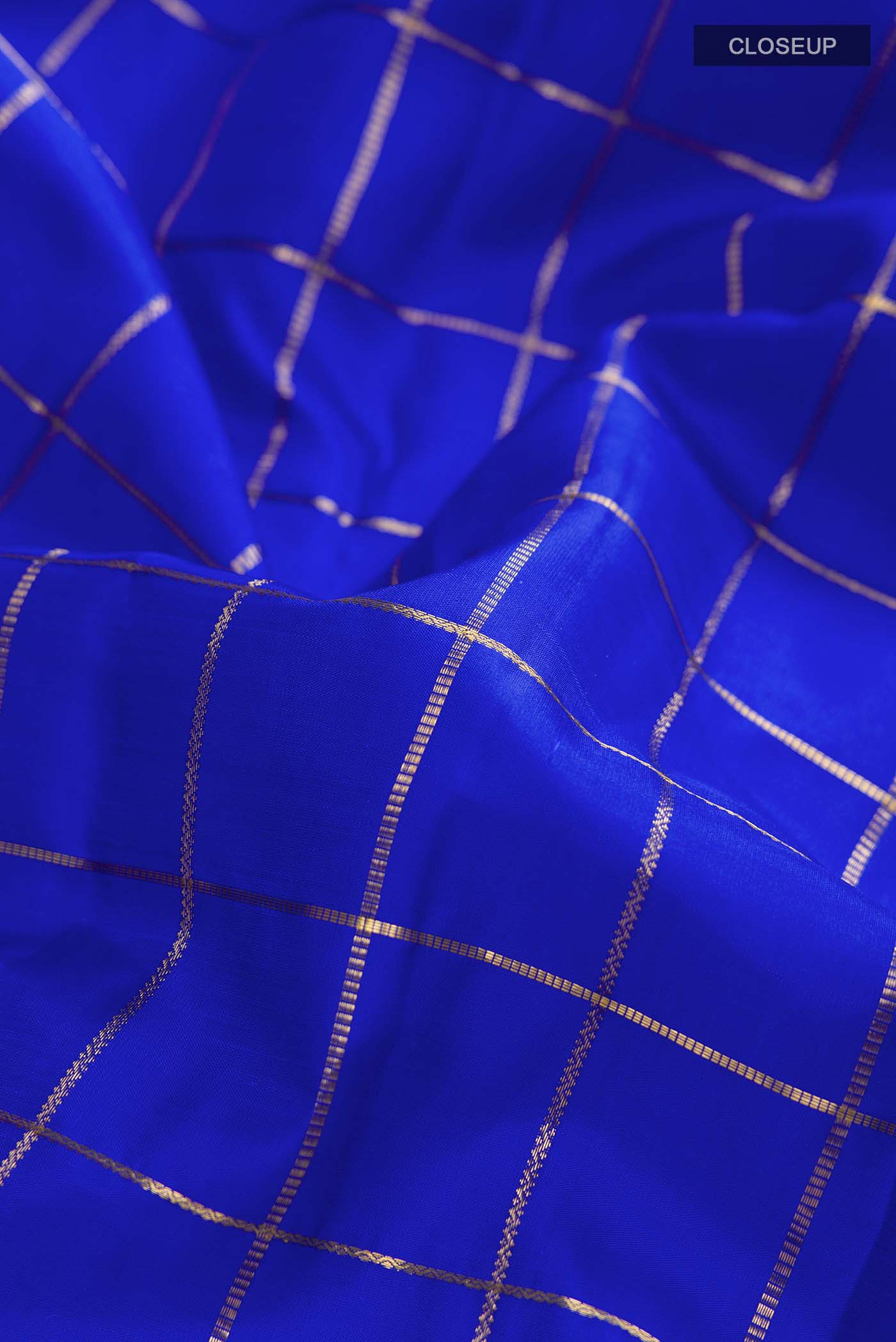 Blue Kanjivaram Silk Saree - Image 2