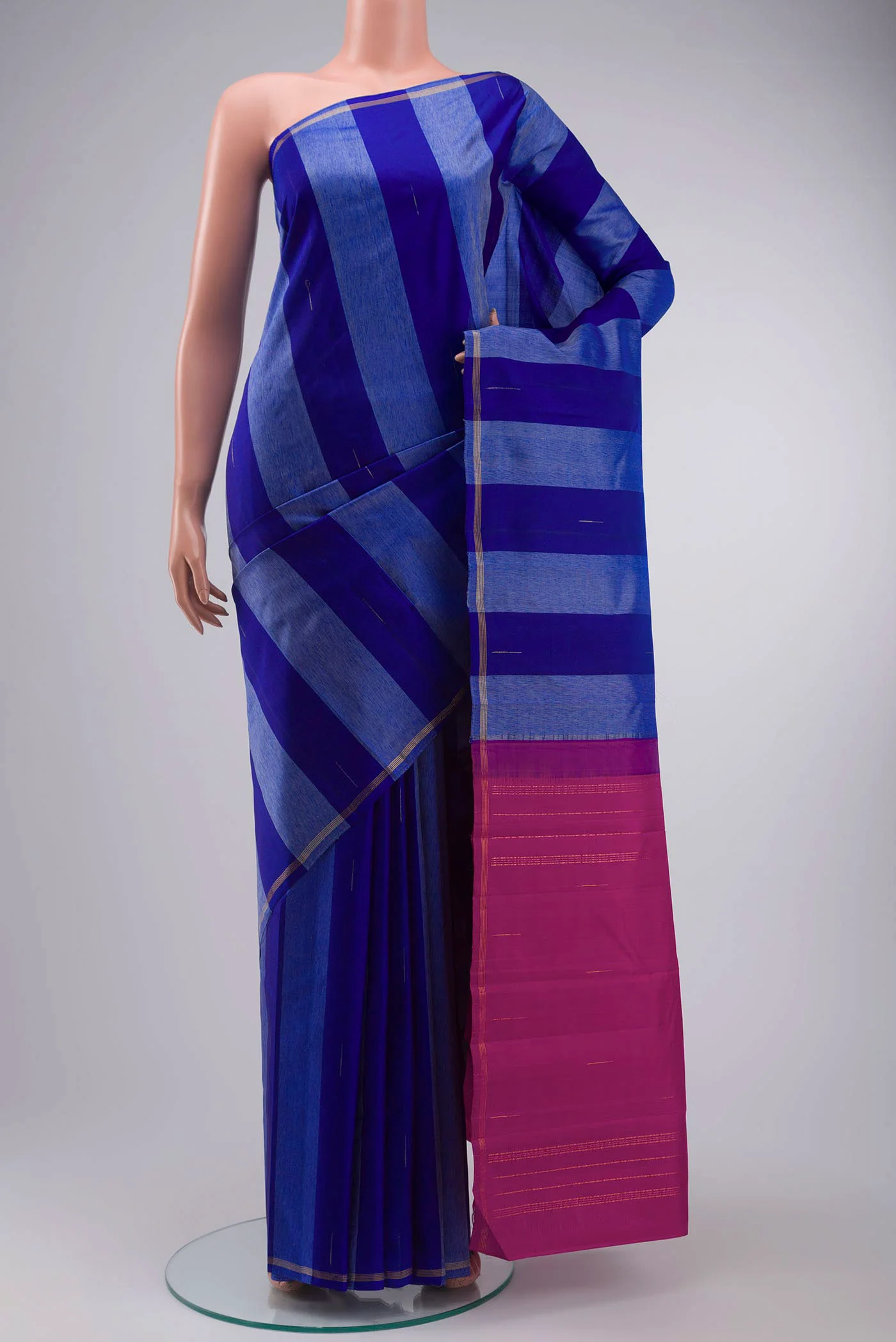Blue Kanjivaram Silk Saree