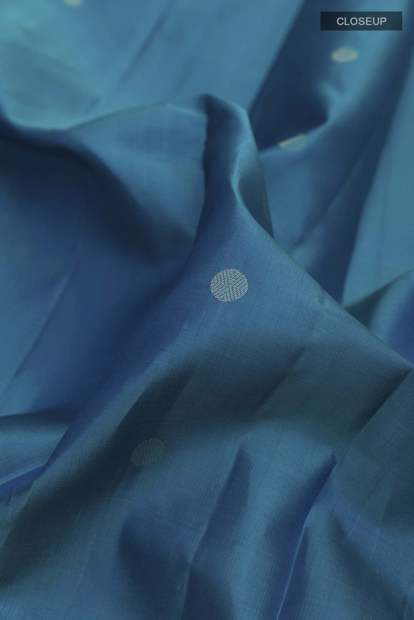 Blue Kanjivaram Silk Saree - Image 2