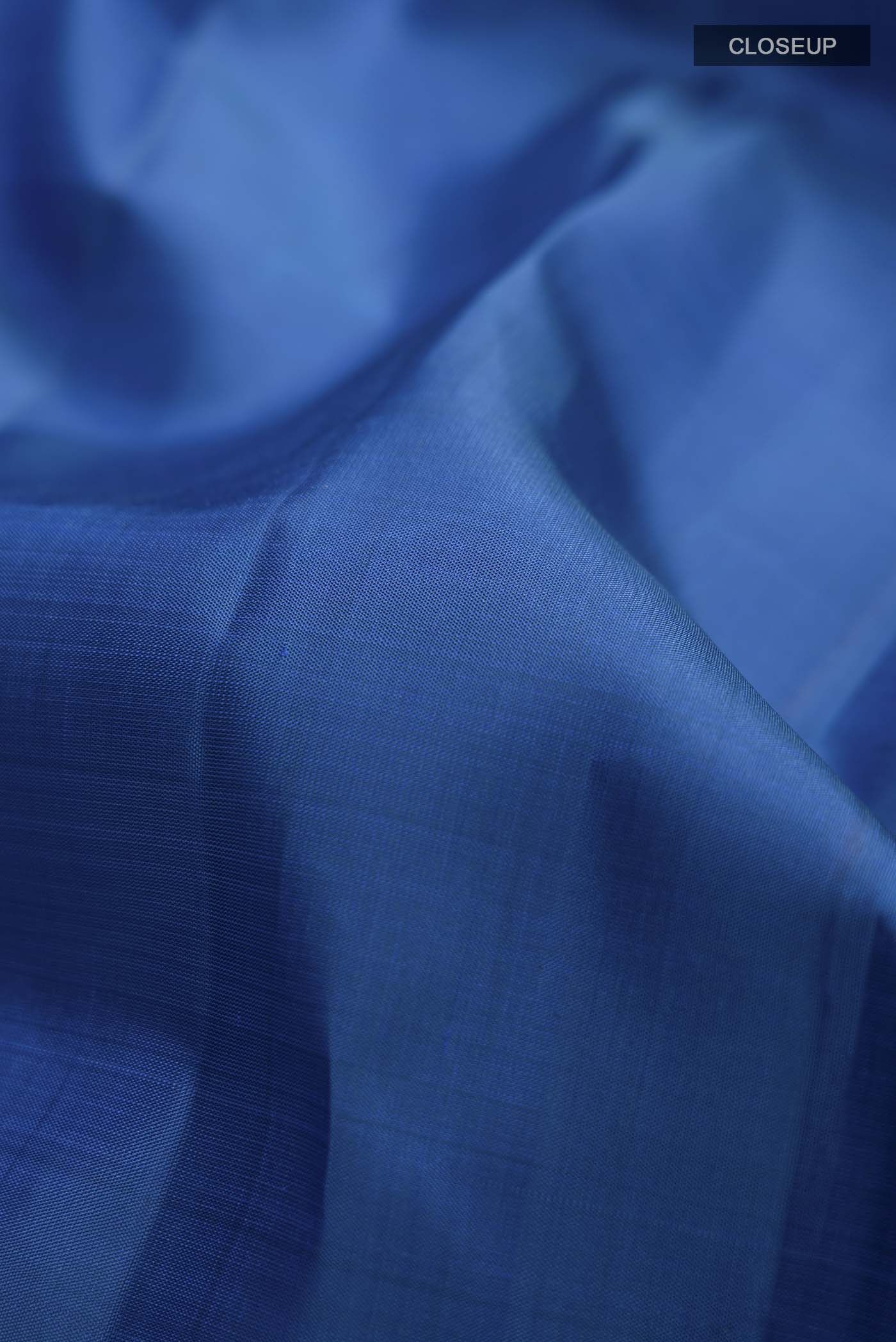Blue Kanchipuram Silk Saree - Image 2