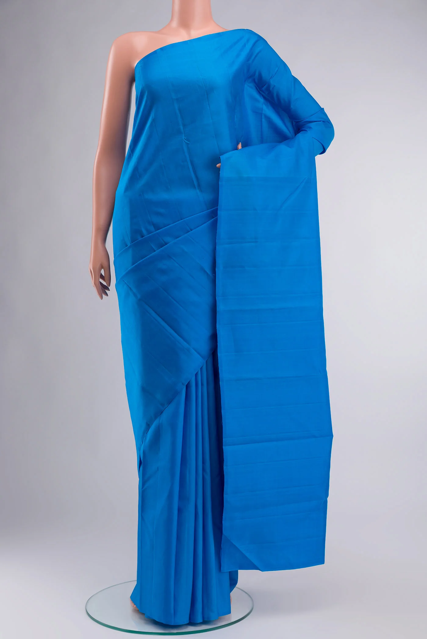 Blue Kanchipuram Silk Saree
