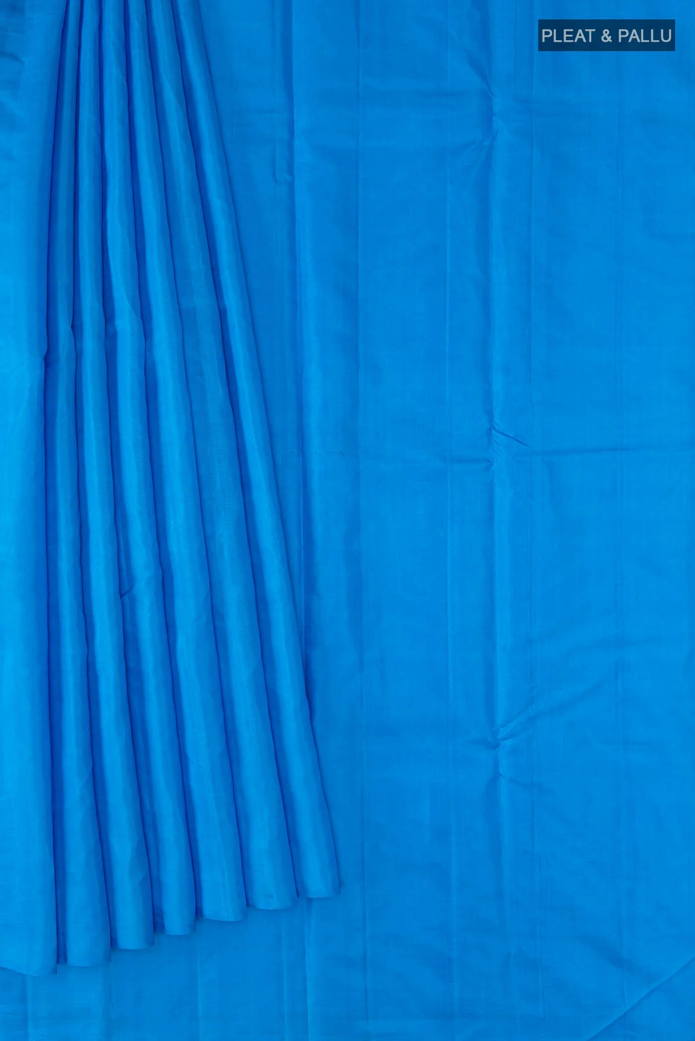 Blue Kanchipuram Silk Saree - Image 4