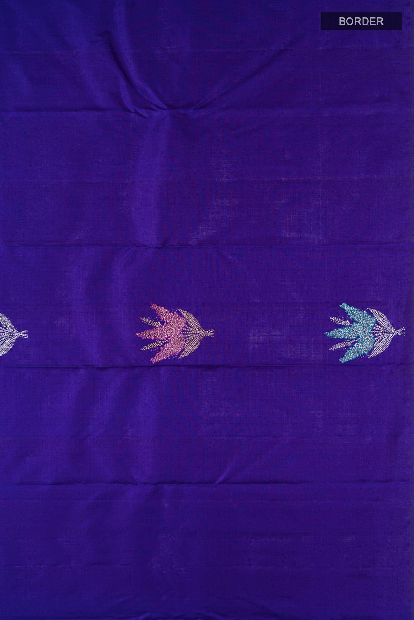 Blue Kanjivaram Silk Saree - Image 6