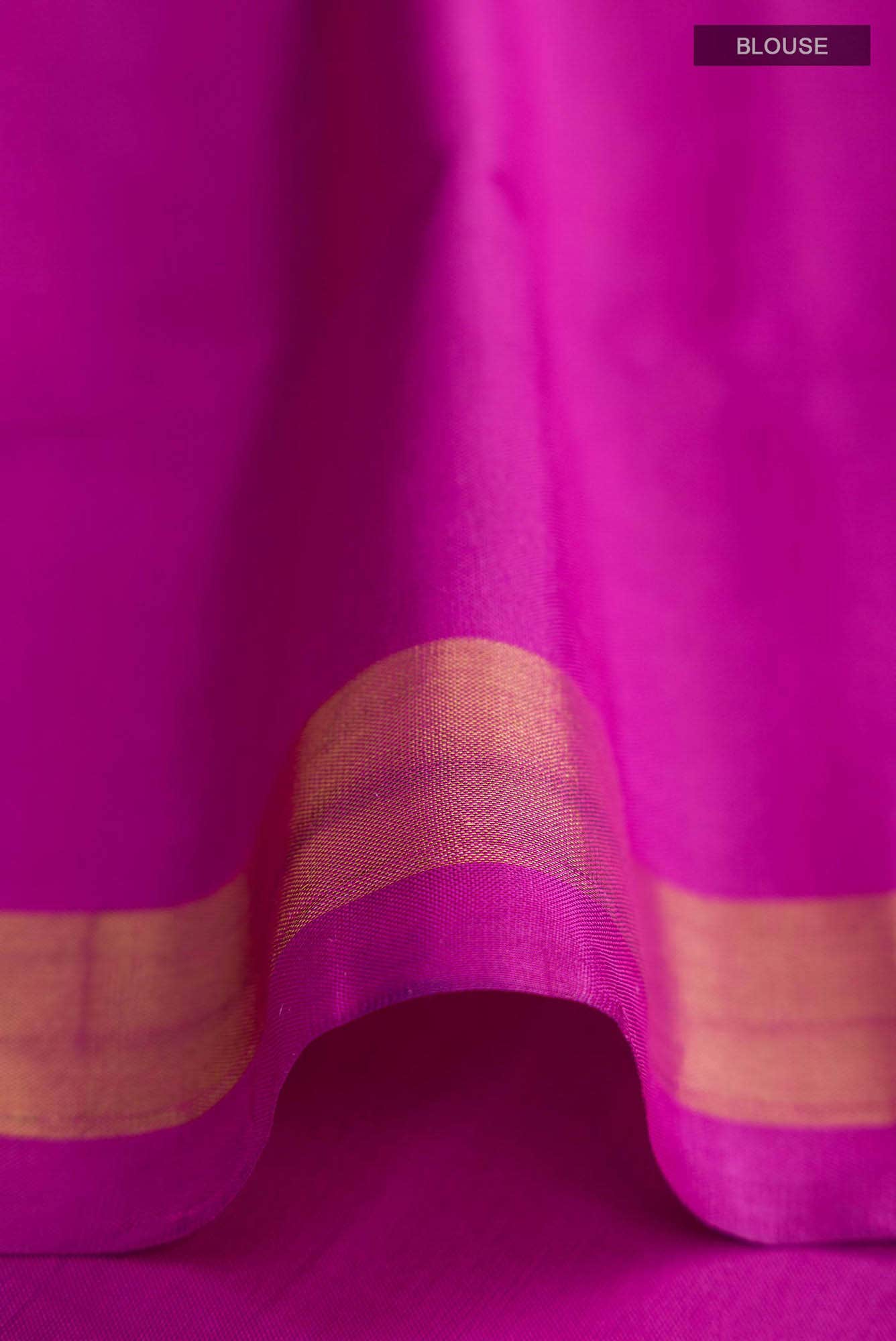 Blue Rajkot Patola Silk Saree - Image 6