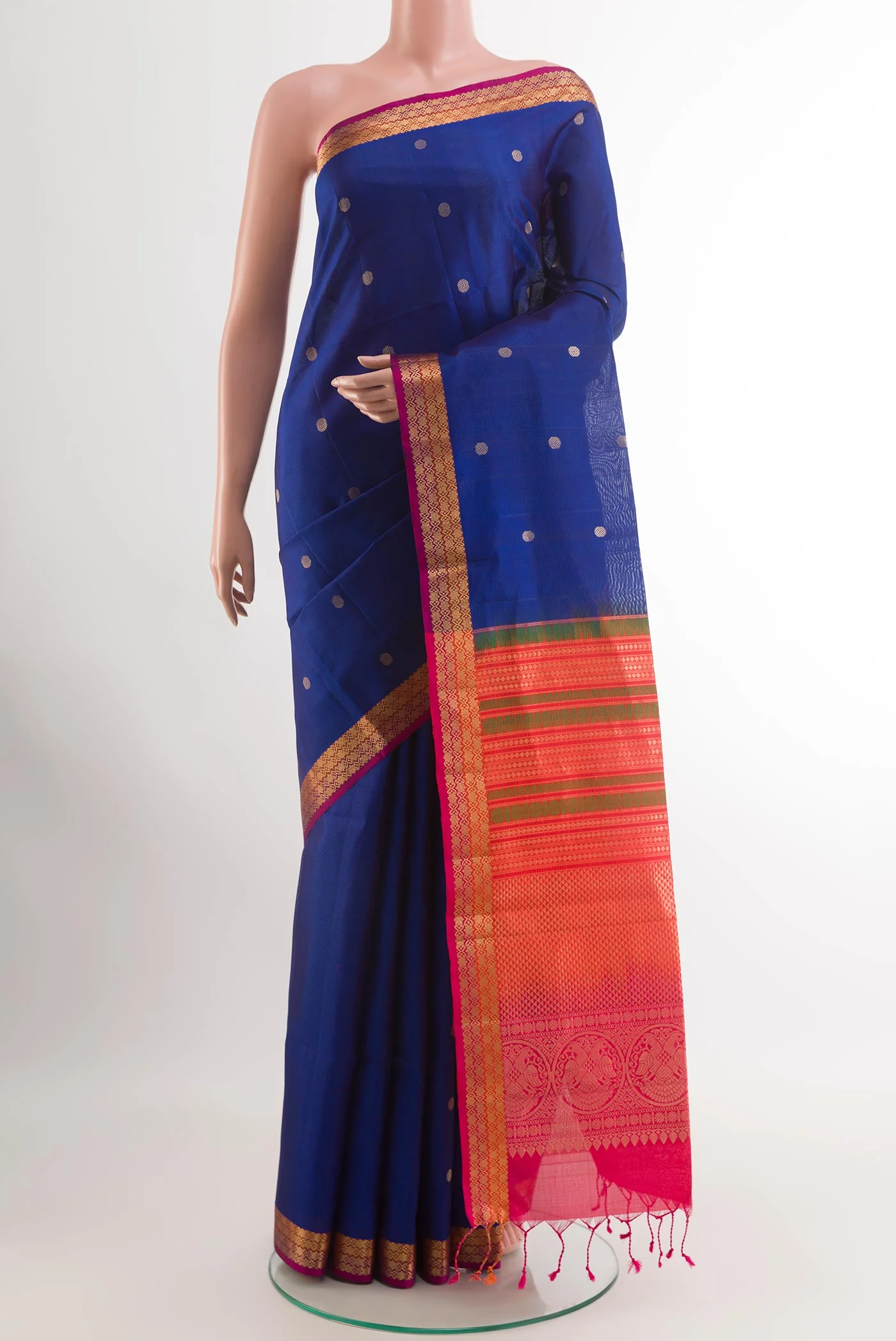 Blue Soft Silk Saree