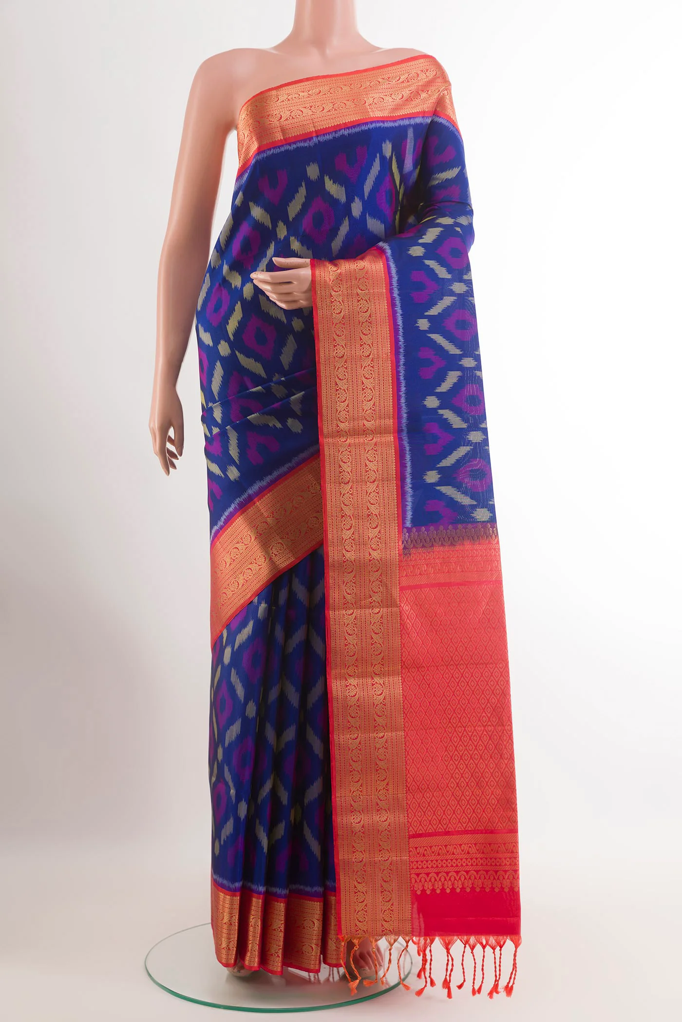 Blue Soft Silk Saree