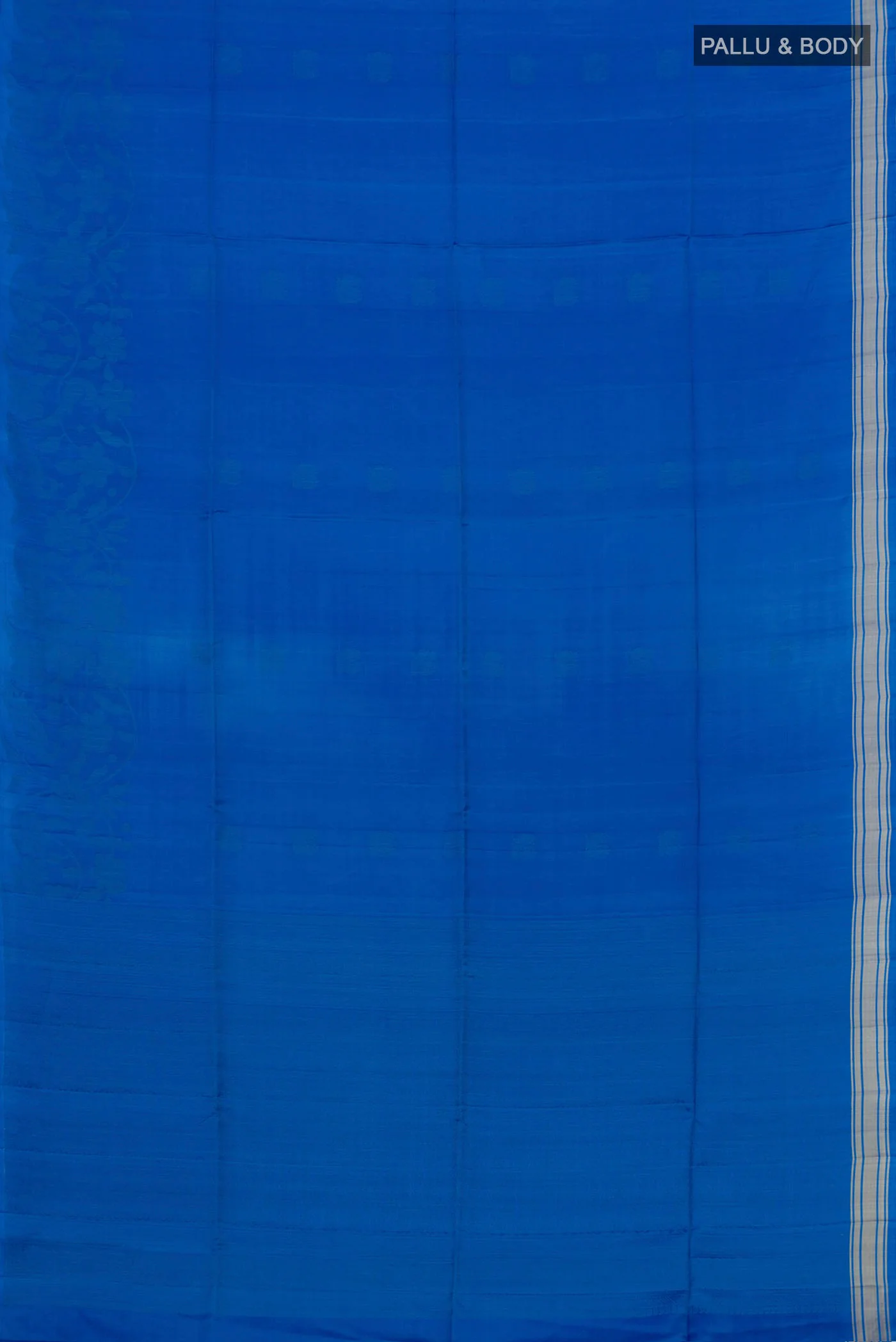 Blue Soft Silk Saree - Image 5