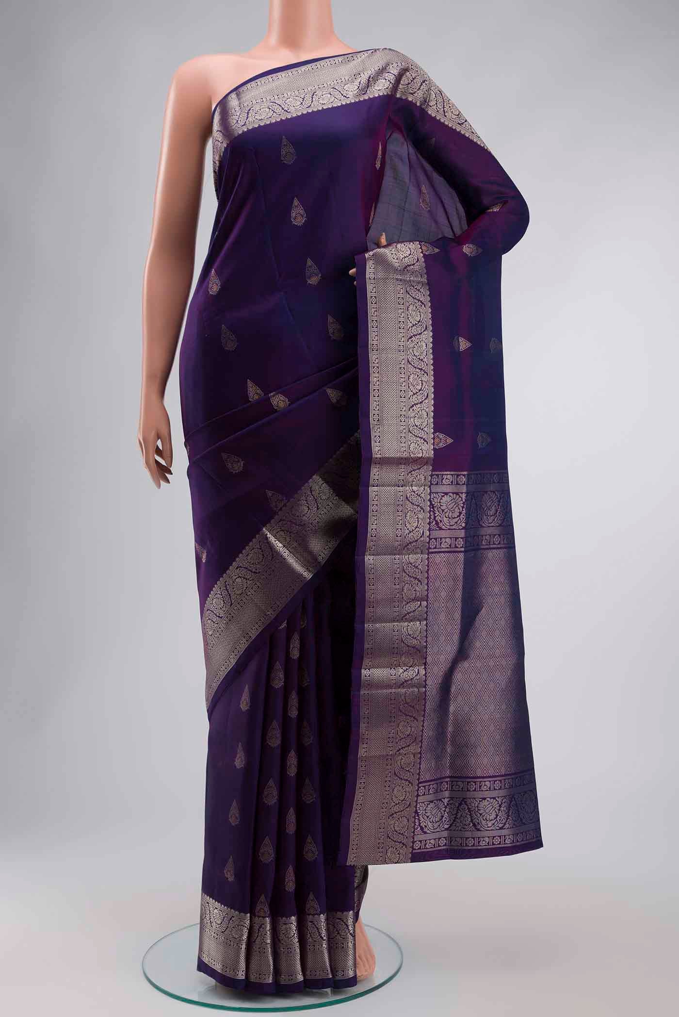 Blue Soft Silk Saree
