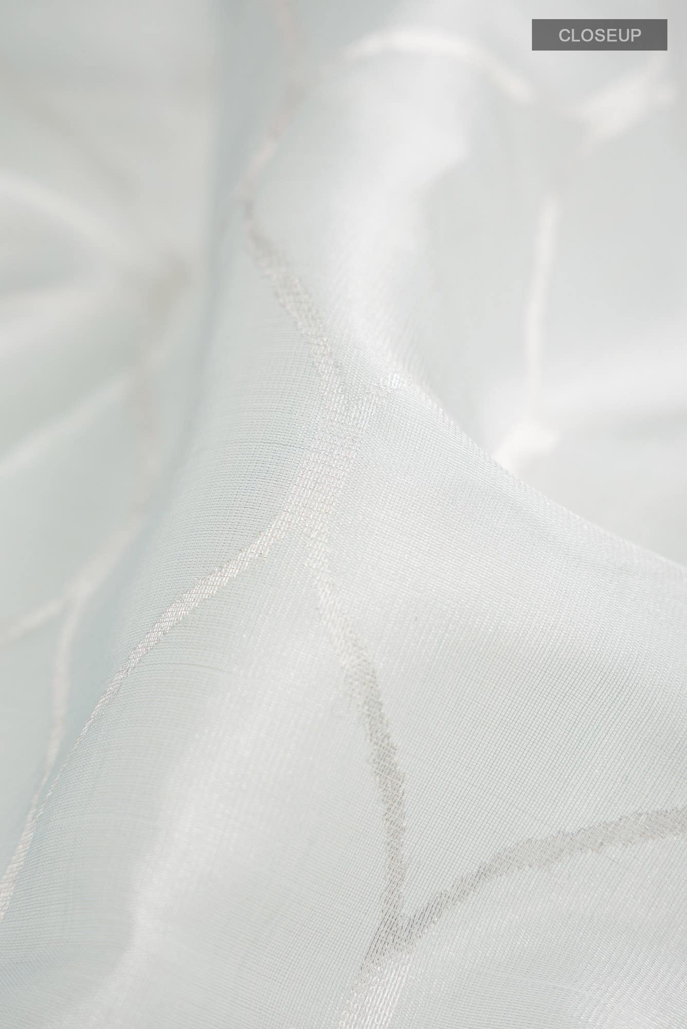 Blue Tissue Silk Saree - Image 3