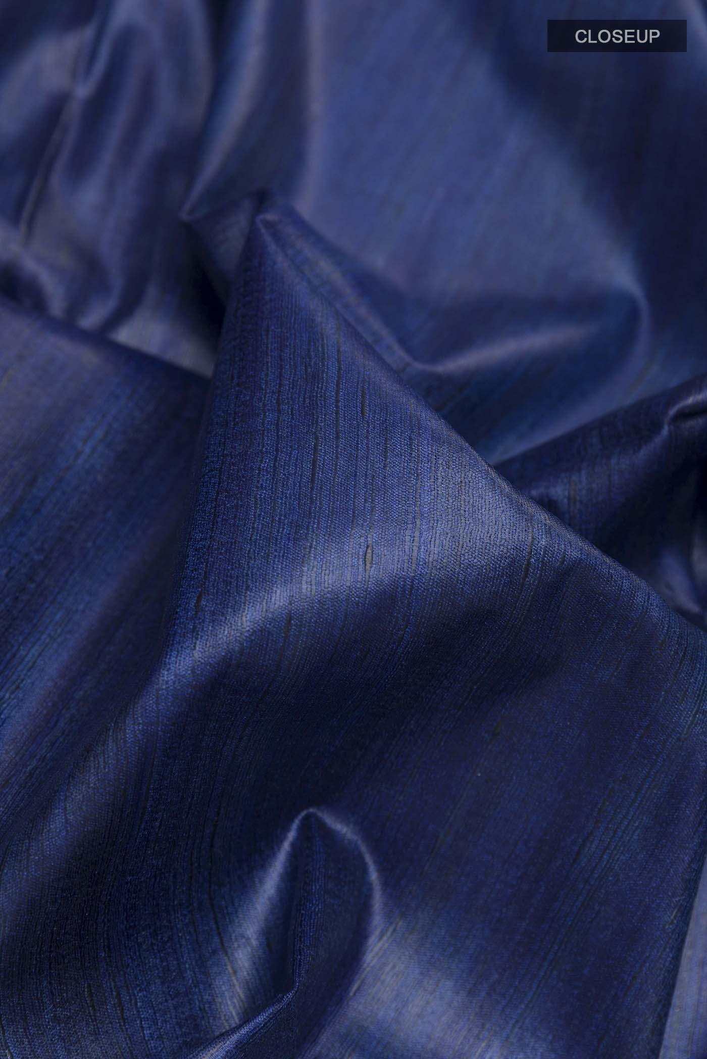 Blue Tussar Saree - Image 2