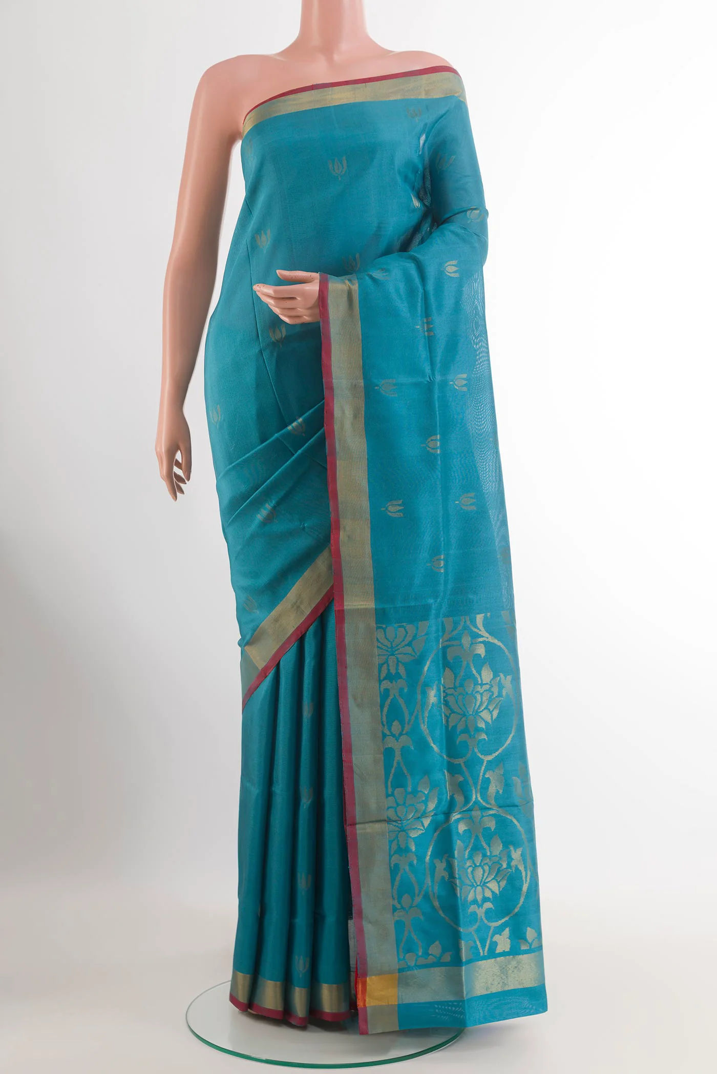 Blue Uppada Silk Saree
