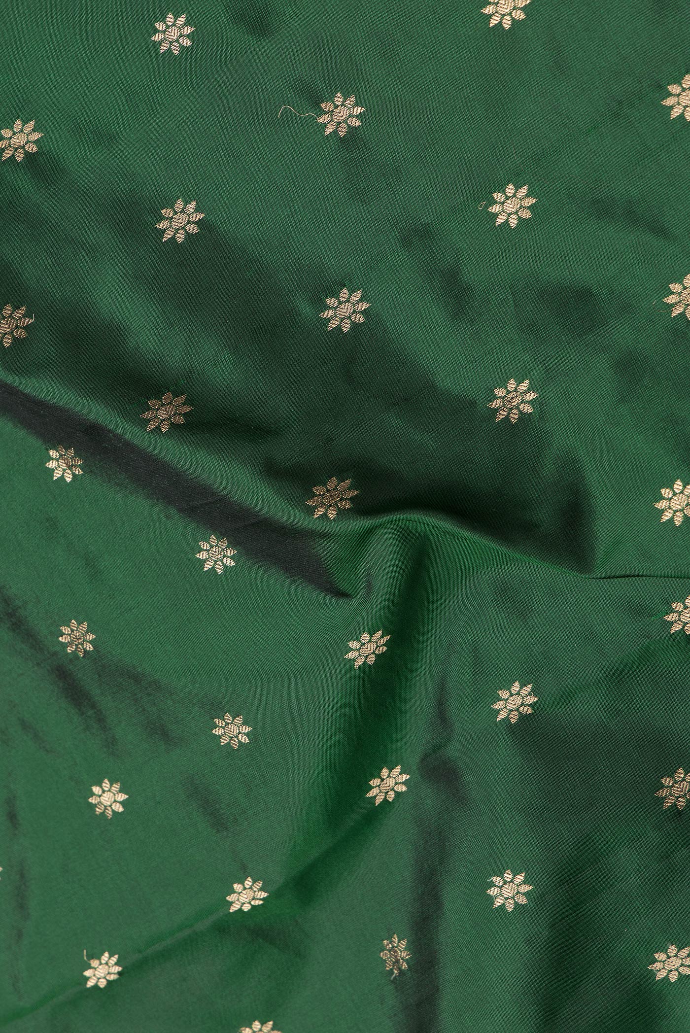 Bottle Green Paithani Silk Saree - Image 2